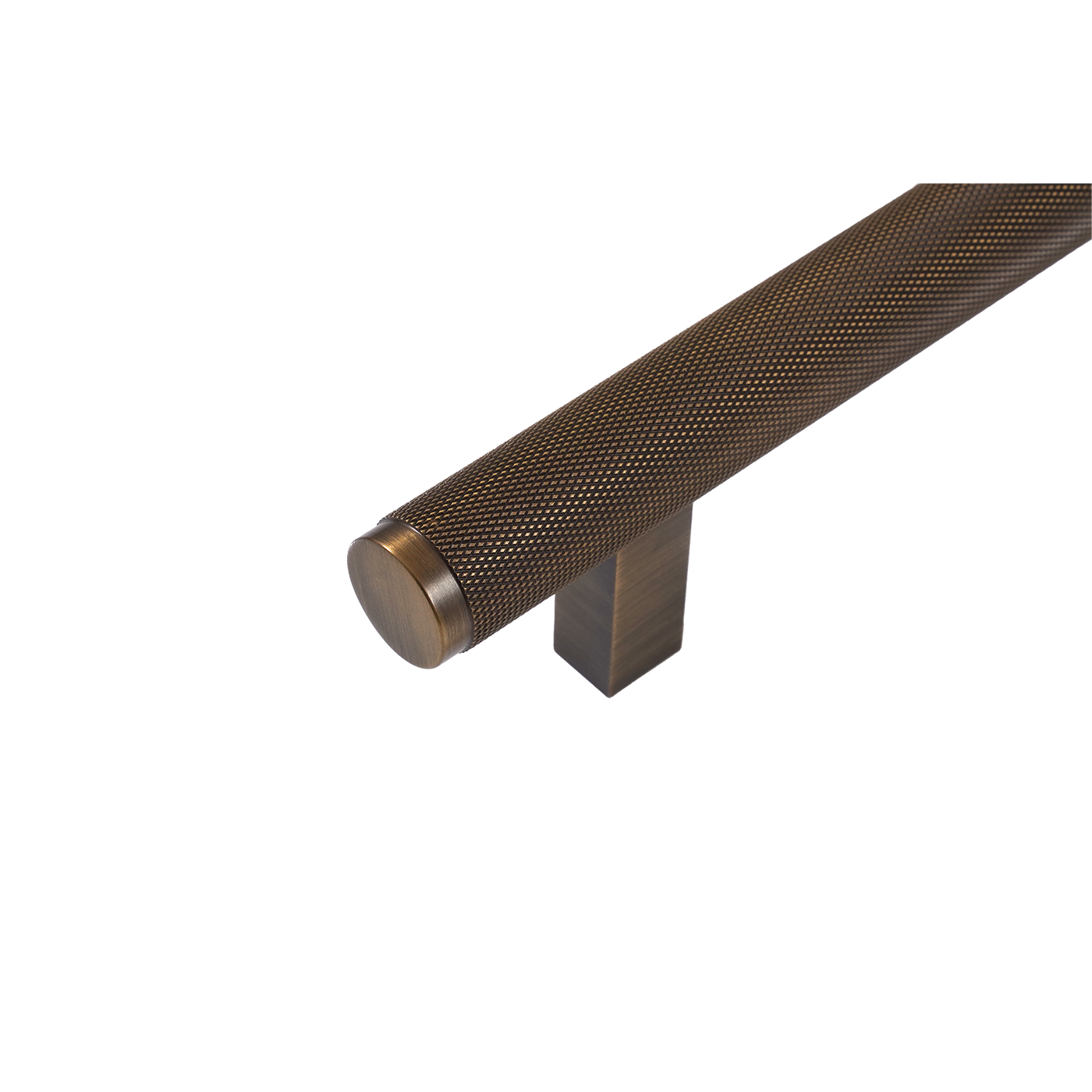 Momo Bellevue Solid Brass Knurled Door Pull With Back to Back Fixing In Bronze (2)