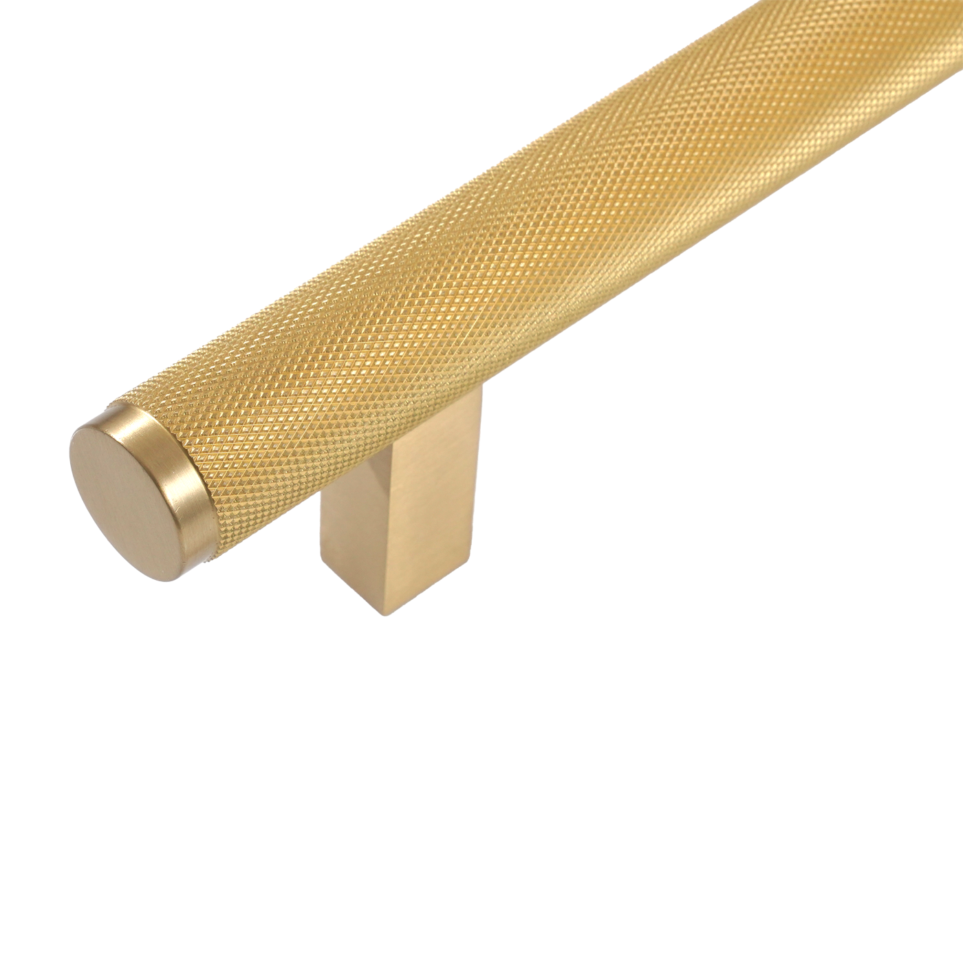 Momo Bellevue Knurled Appliance Pull Solid Brass 416mm in Brushed Satin Brass (2)
