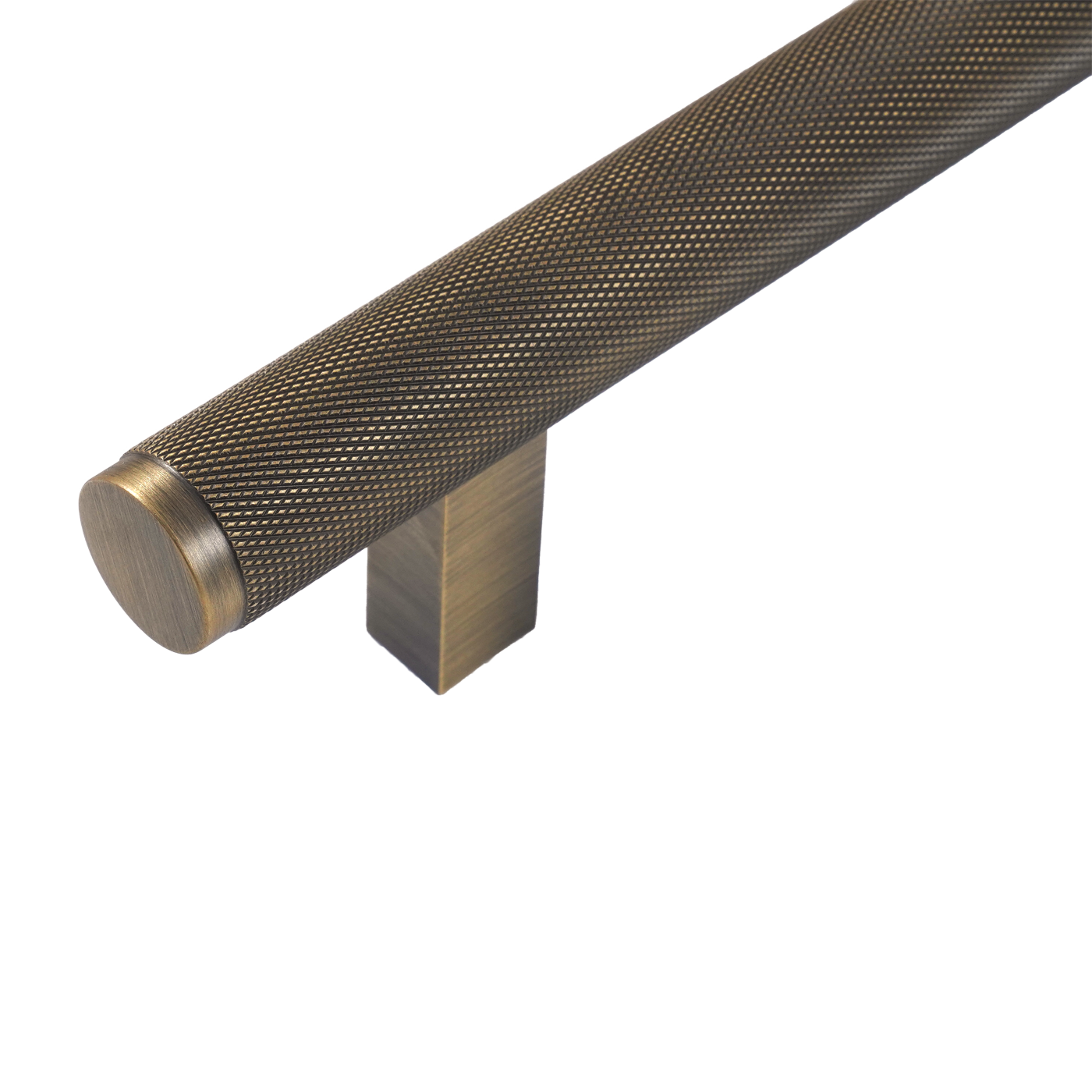 Momo Bellevue Knurled Appliance Pull Solid Brass 416mm in Dark Brushed Brass (2)