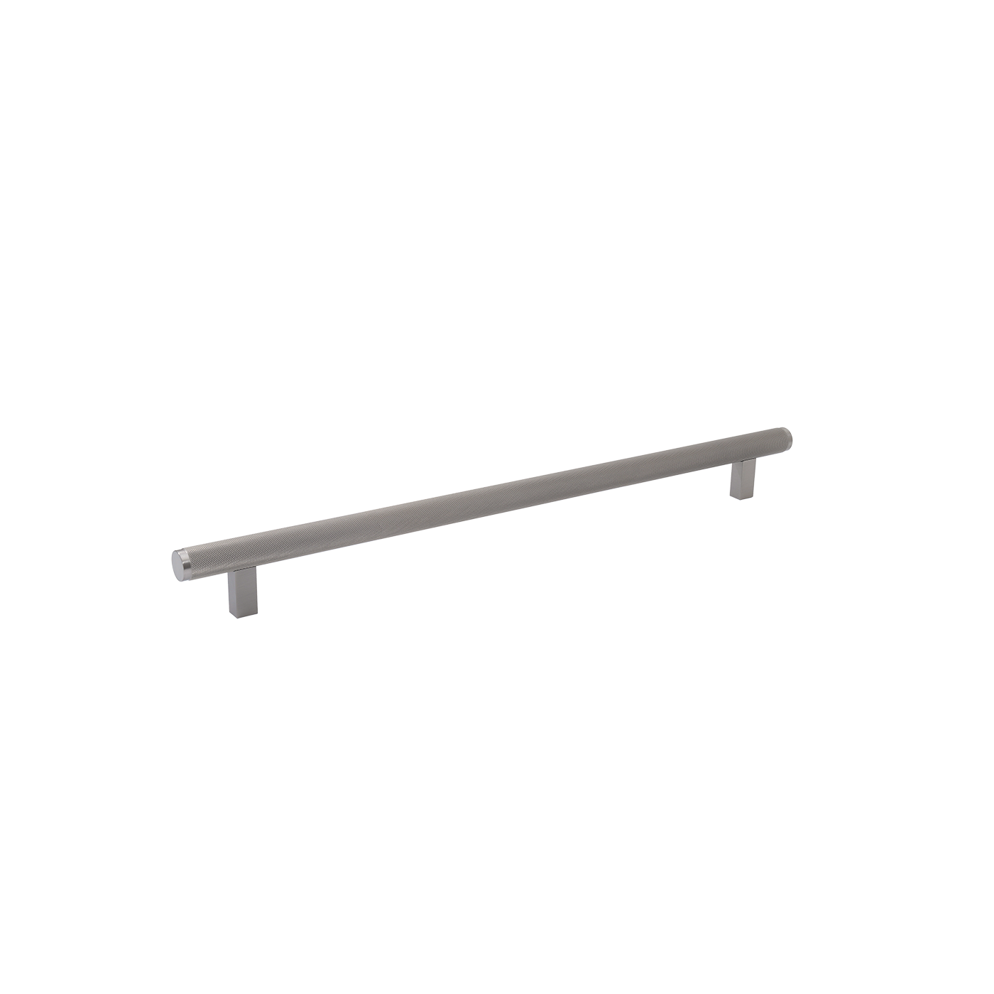 Momo Bellevue Knurled Appliance Pull Solid Brass 416mm in Dull Brushed Nickel