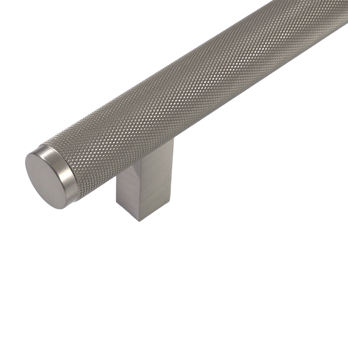 Momo Bellevue Knurled Appliance Pull Solid Brass 416mm in Dull Brushed Nickel (2)