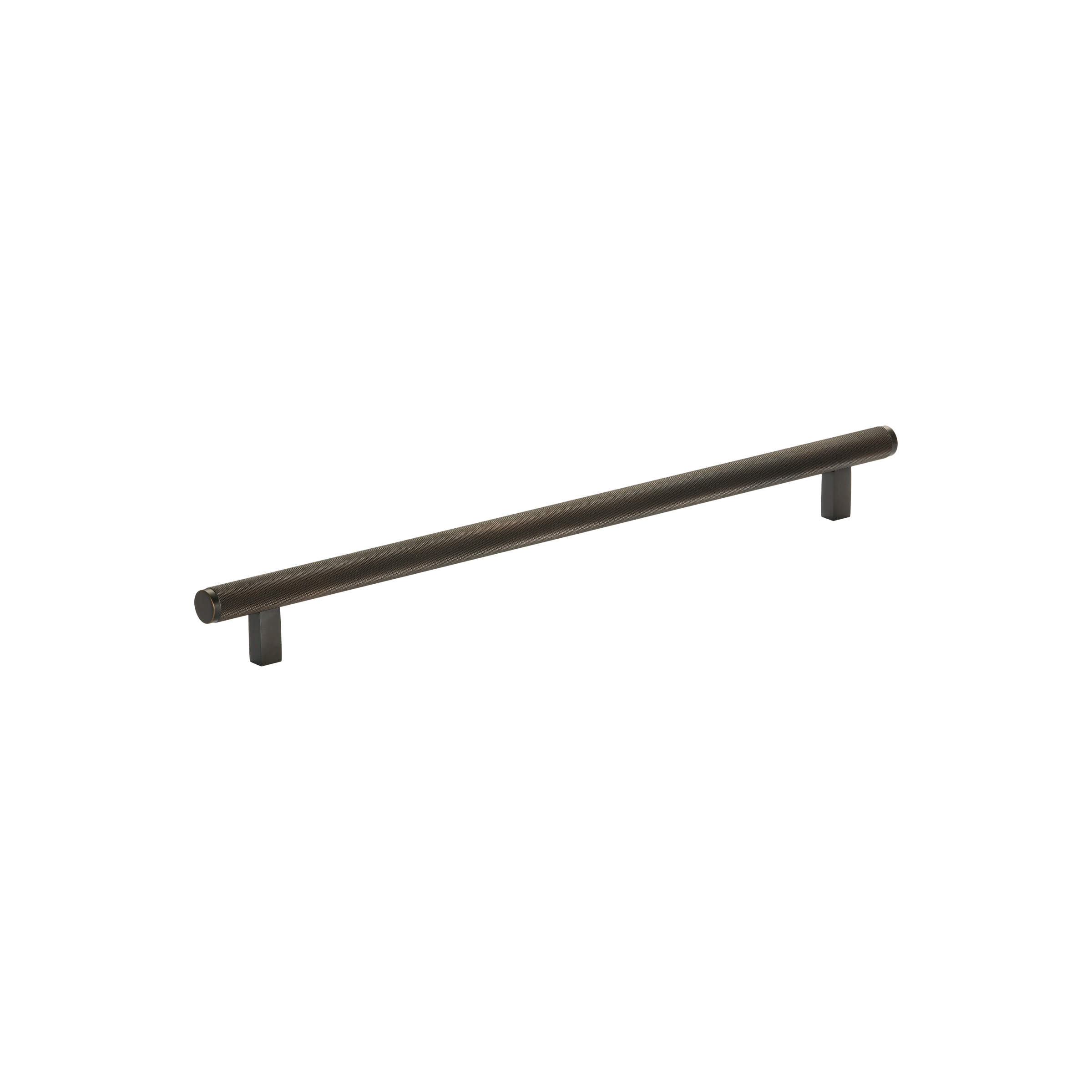 Momo Bellevue Knurled Appliance Pull Solid Brass 416mm in Dark Bronze