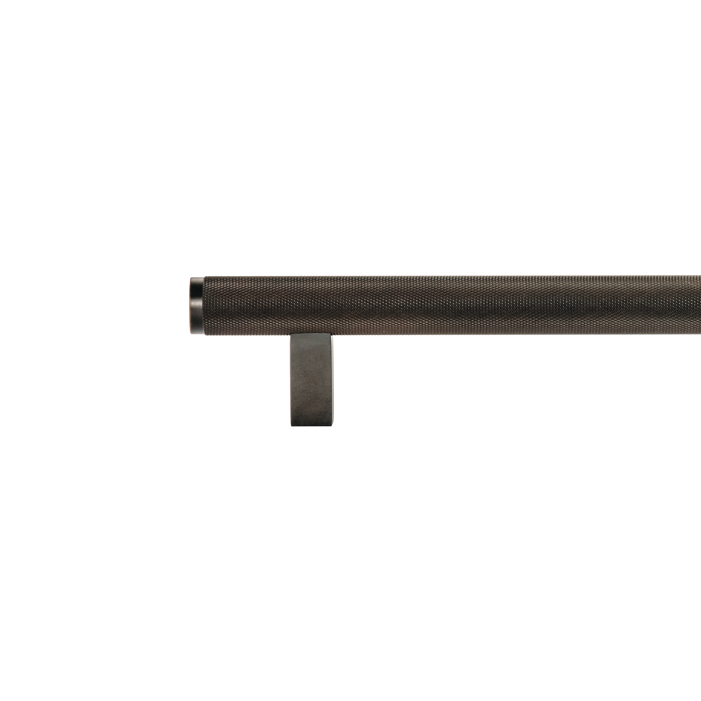 Momo Bellevue Knurled Appliance Pull Solid Brass 416mm in Dark Bronze (1)
