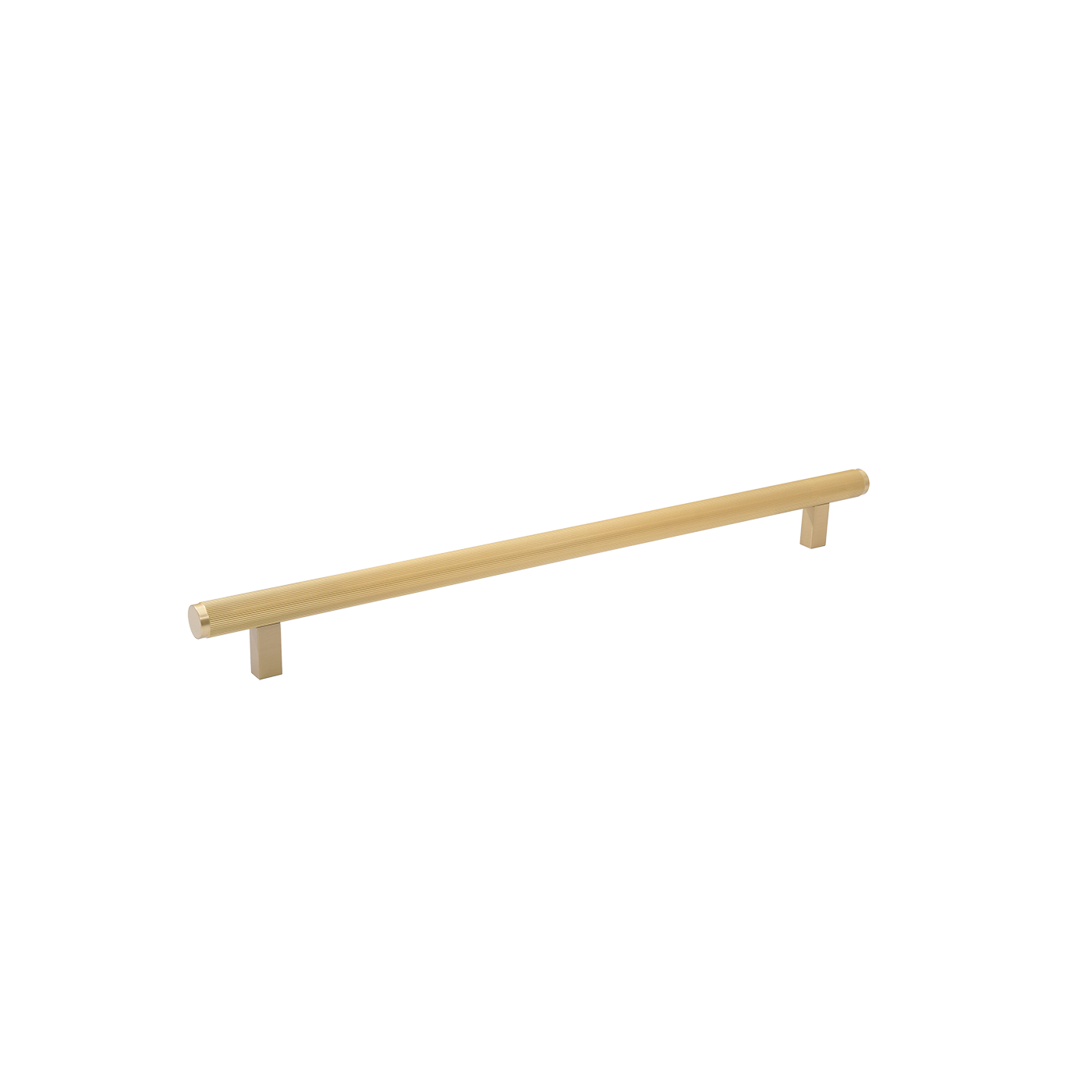 Momo Bellevue Solid Brass Lined Door Pull With Back to Back Fixing In Brushed Satin Brass