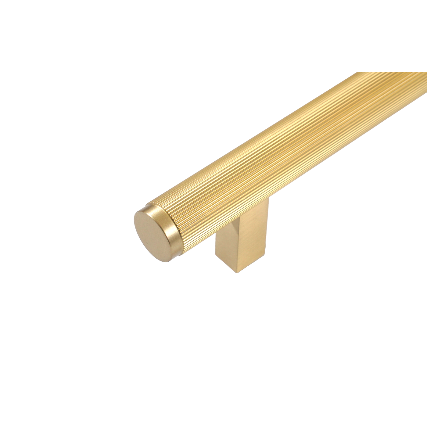 Momo Bellevue Solid Brass Lined Door Pull With Back to Back Fixing In Brushed Satin Brass (2)
