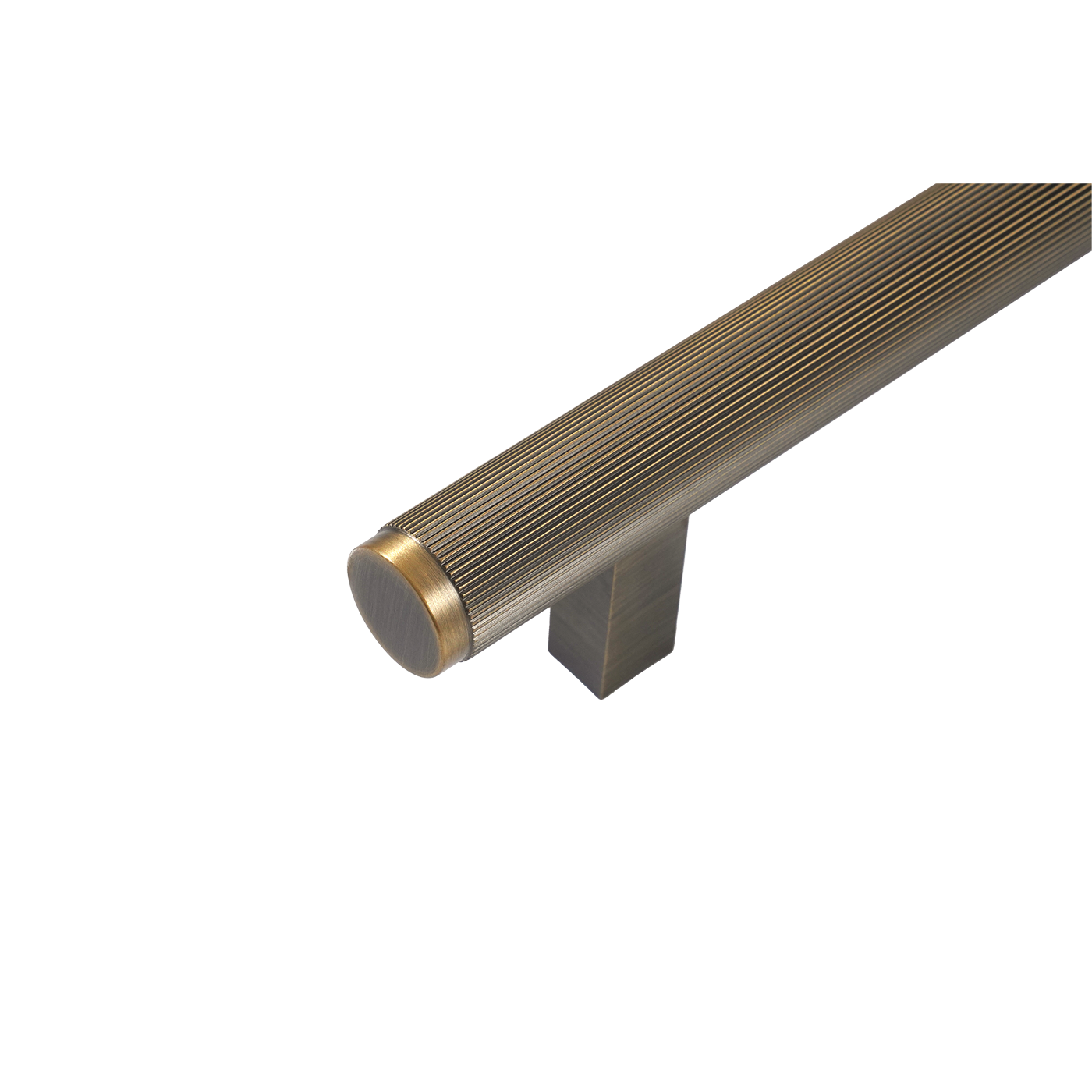 Momo Bellevue Solid Brass Lined Door Pull With Back to Back Fixing In Dark Brushed Brass (2)