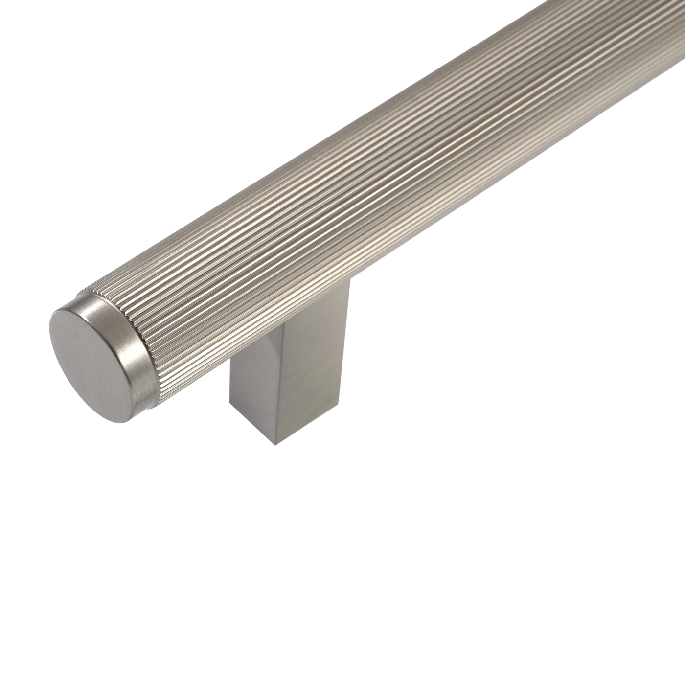 Momo Bellevue Lined Appliance Pull Solid Brass 416mm in Dull Brushed Nickel (2)