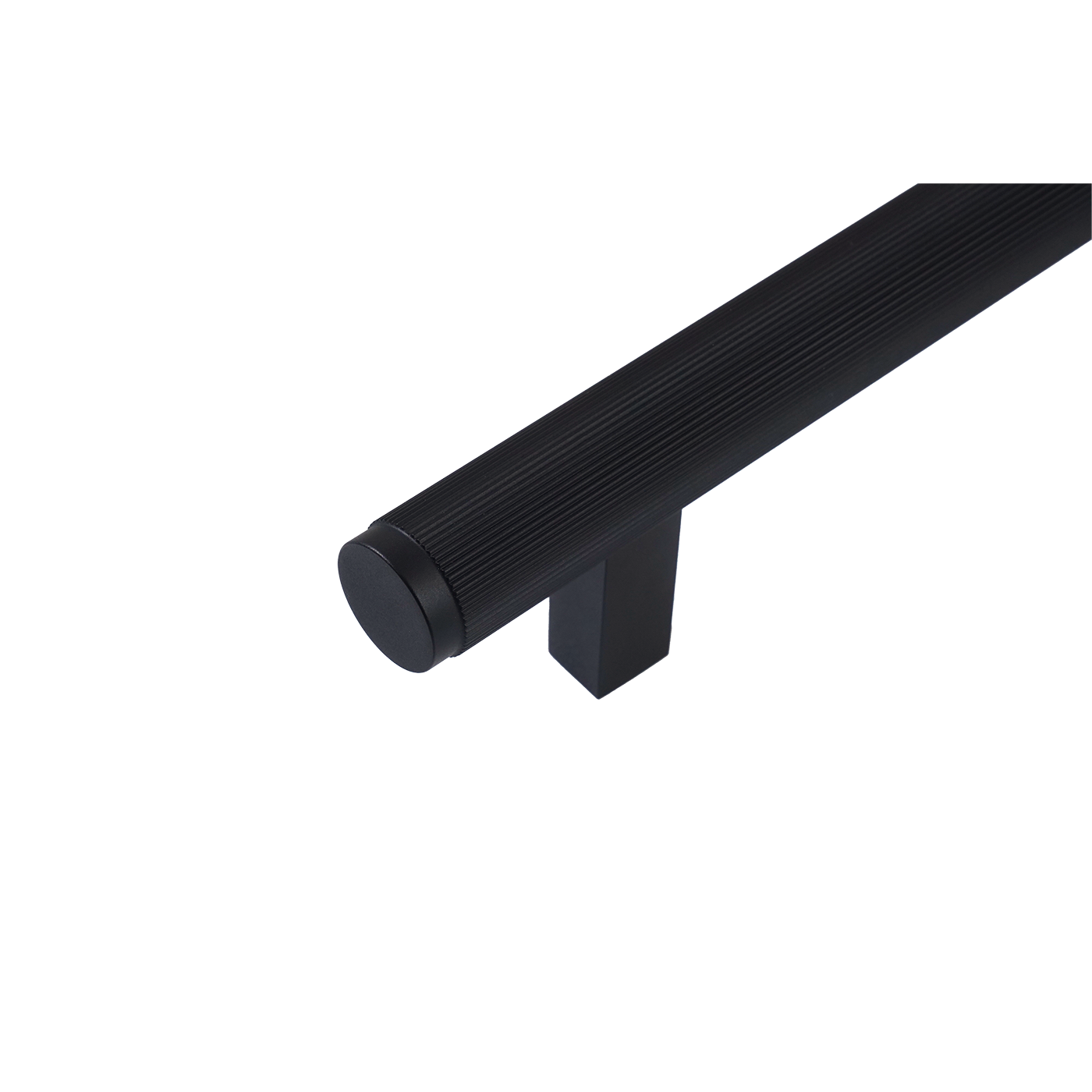 Momo Bellevue Solid Brass Lined Door Pull With Back to Back Fixing In Matt Black (2)