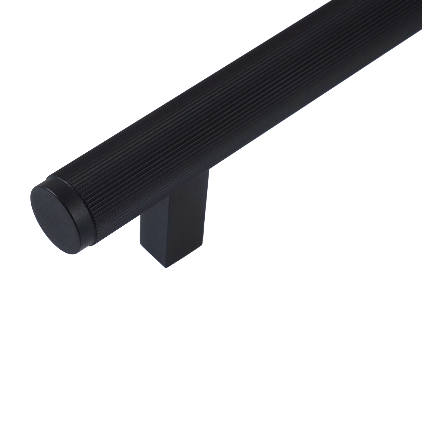 Momo Bellevue Lined Appliance Pull Solid Brass 416mm in Matt Black (2)