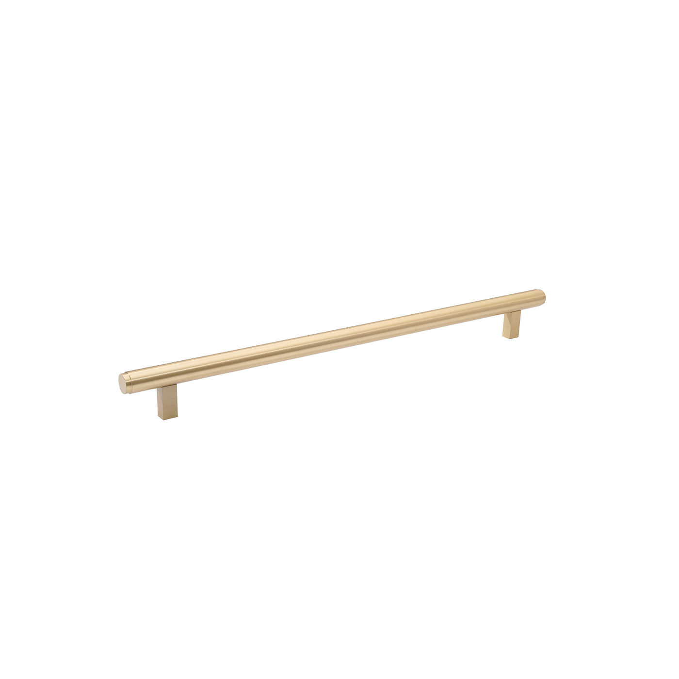 Momo Bellevue Solid Brass Plain Door Pull With Back to Back Fixing In Brushed Satin Brass
