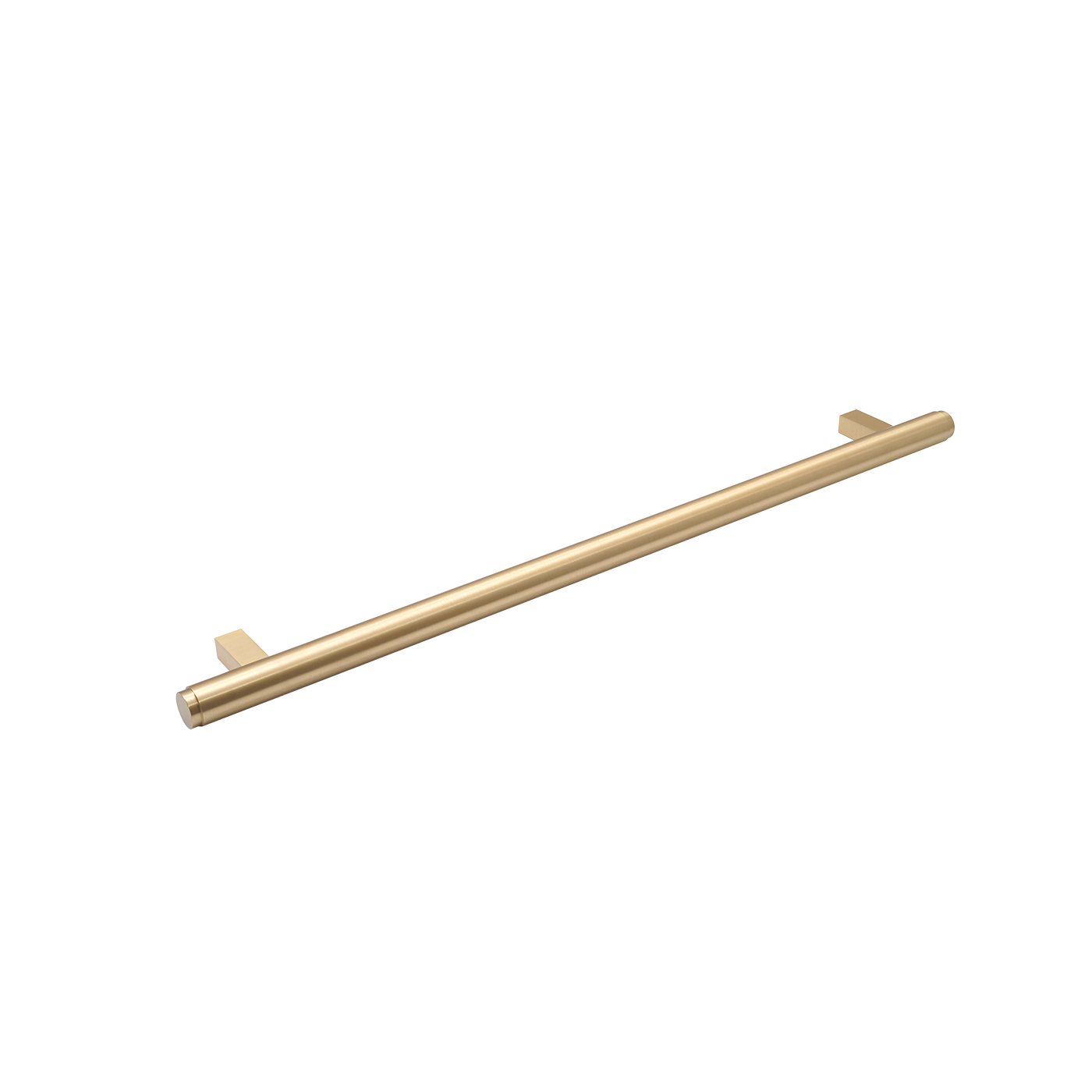 Momo Bellevue Solid Brass Plain Door Pull With Back to Back Fixing In Brushed Satin Brass (1)