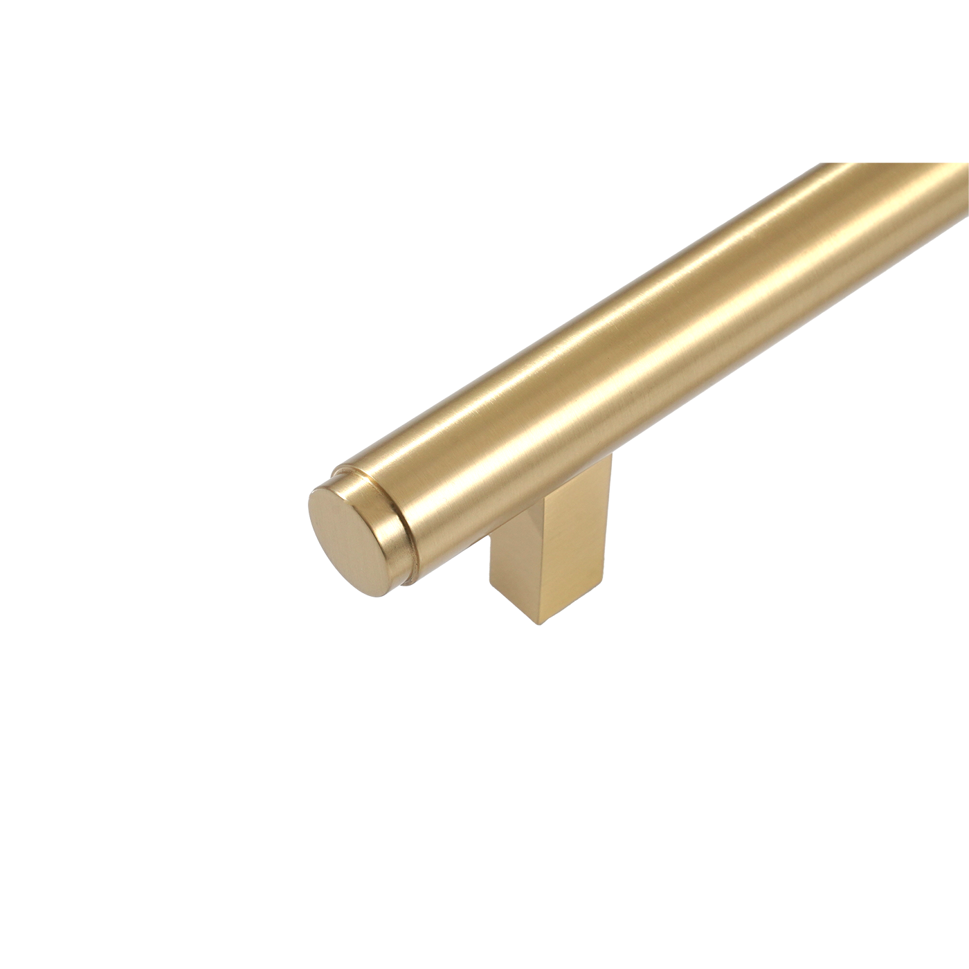 Momo Bellevue Solid Brass Plain Door Pull With Back to Back Fixing In Brushed Satin Brass (2)