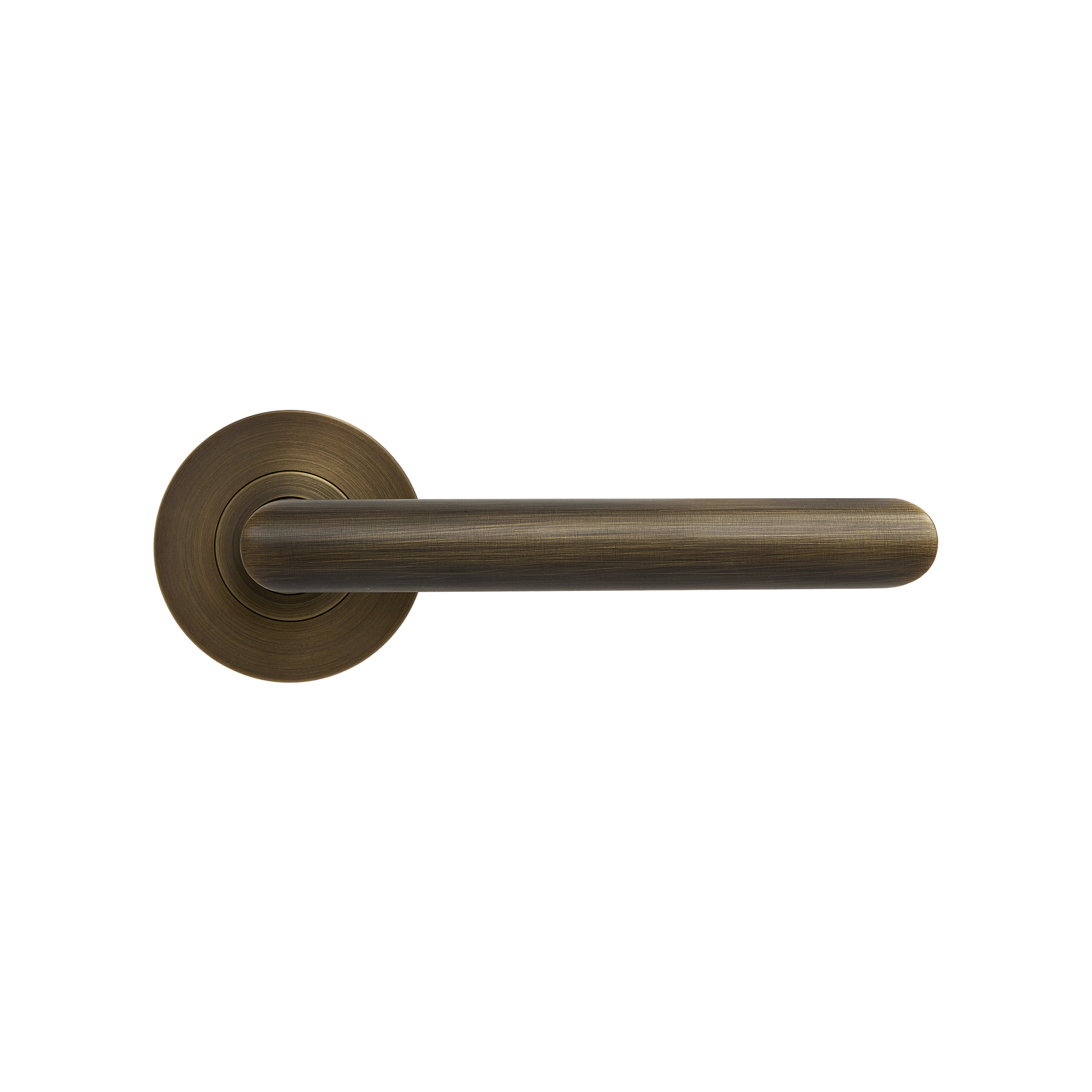 Momo Bellevue Plain Lever Handle Set With Return Bronze