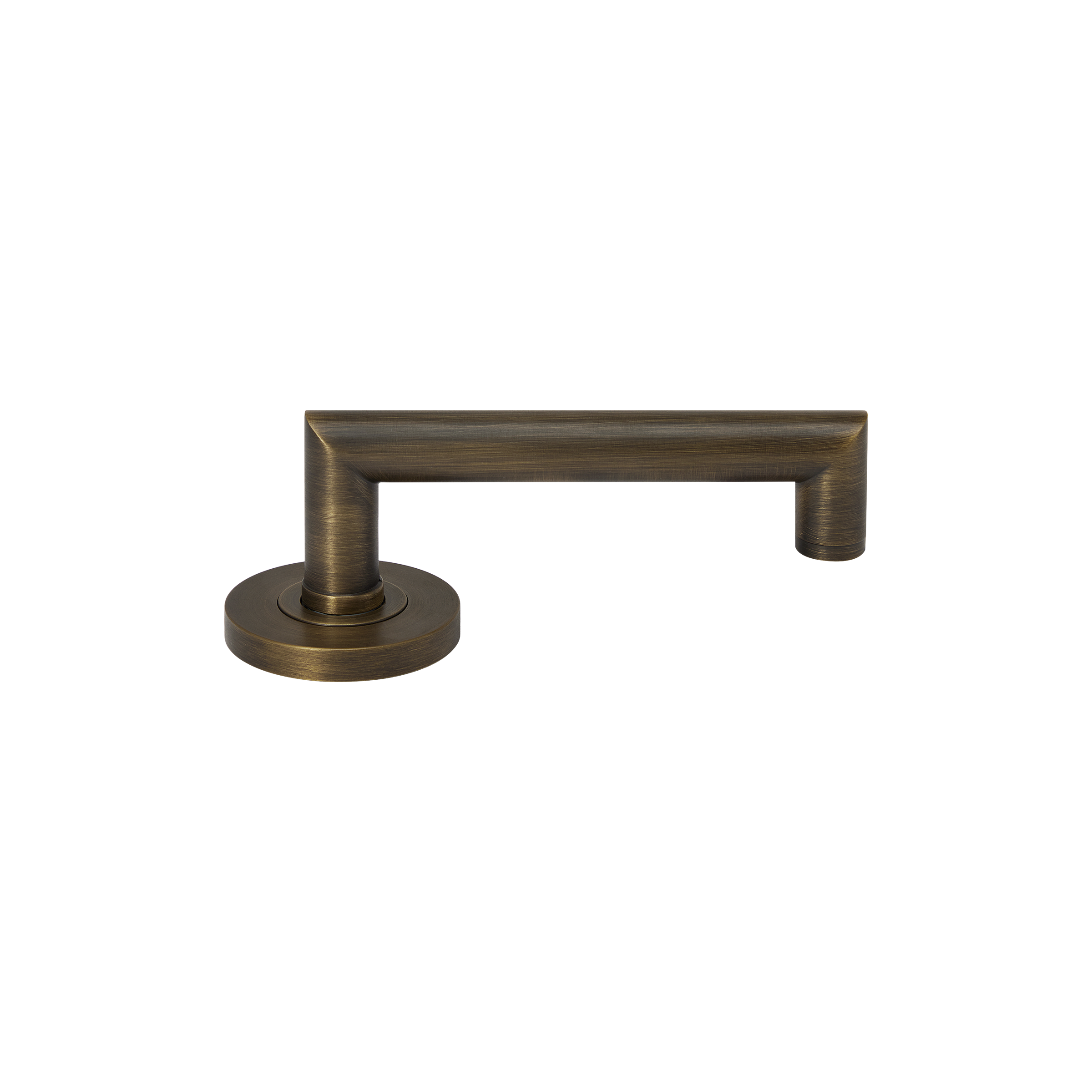 Momo Bellevue Plain Lever Handle Set With Return Bronze (2)