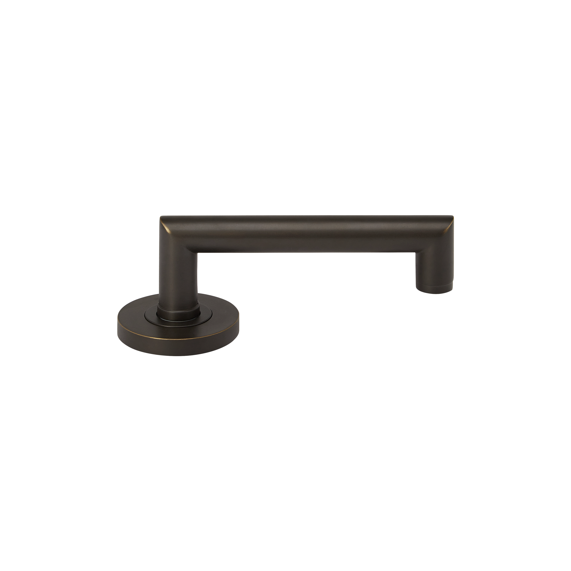 Momo Bellevue Plain Lever Handle Set With Return Dark Bronze (2)