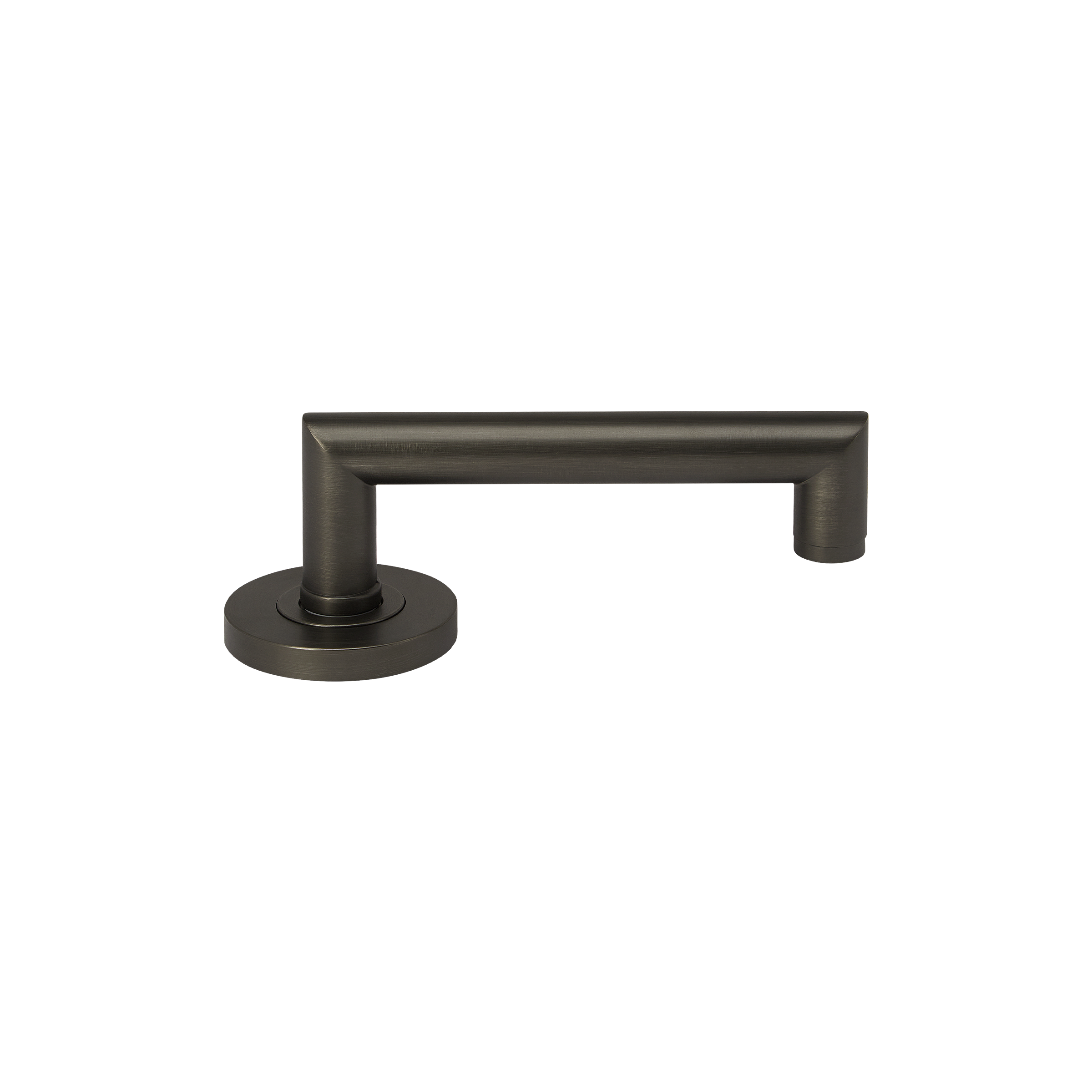 Momo Bellevue Plain Lever Handle Set With Return Gunmetal (2)