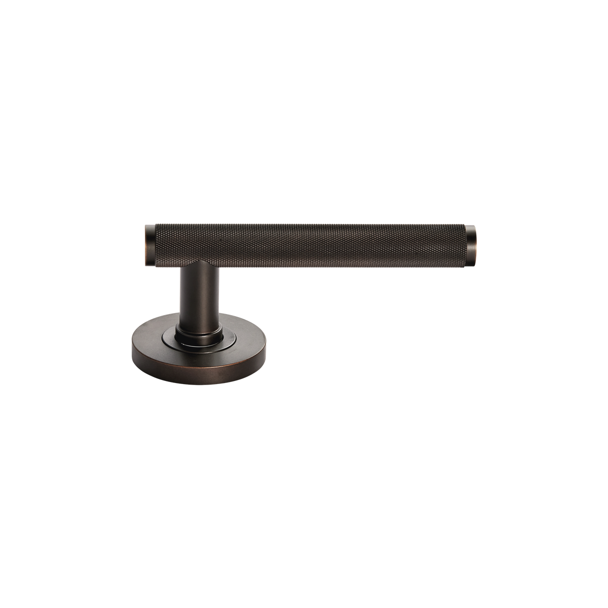 Momo Bellevue Knurled Solid Brass Lever Entrance Set to Suit Dormakaba MS2600 and MS2900 Series locks in Dark Bronze (2)