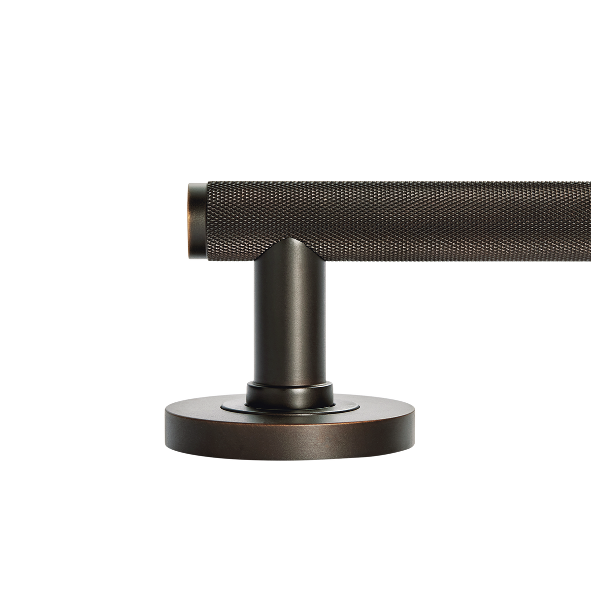 Momo Bellevue Knurled Solid Brass Lever Entrance Set to Suit Dormakaba MS2600 and MS2900 Series locks in Dark Bronze (3)