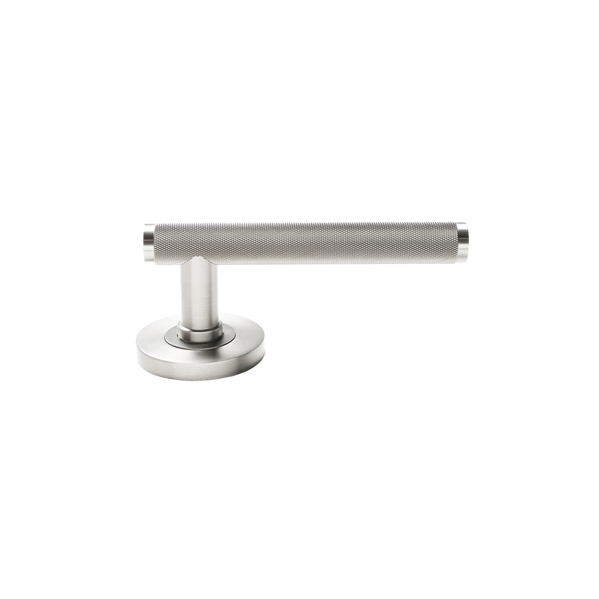 Momo Bellevue Knurled Solid Brass Single Dummy Lever In Dull Brushed Nickel (1)