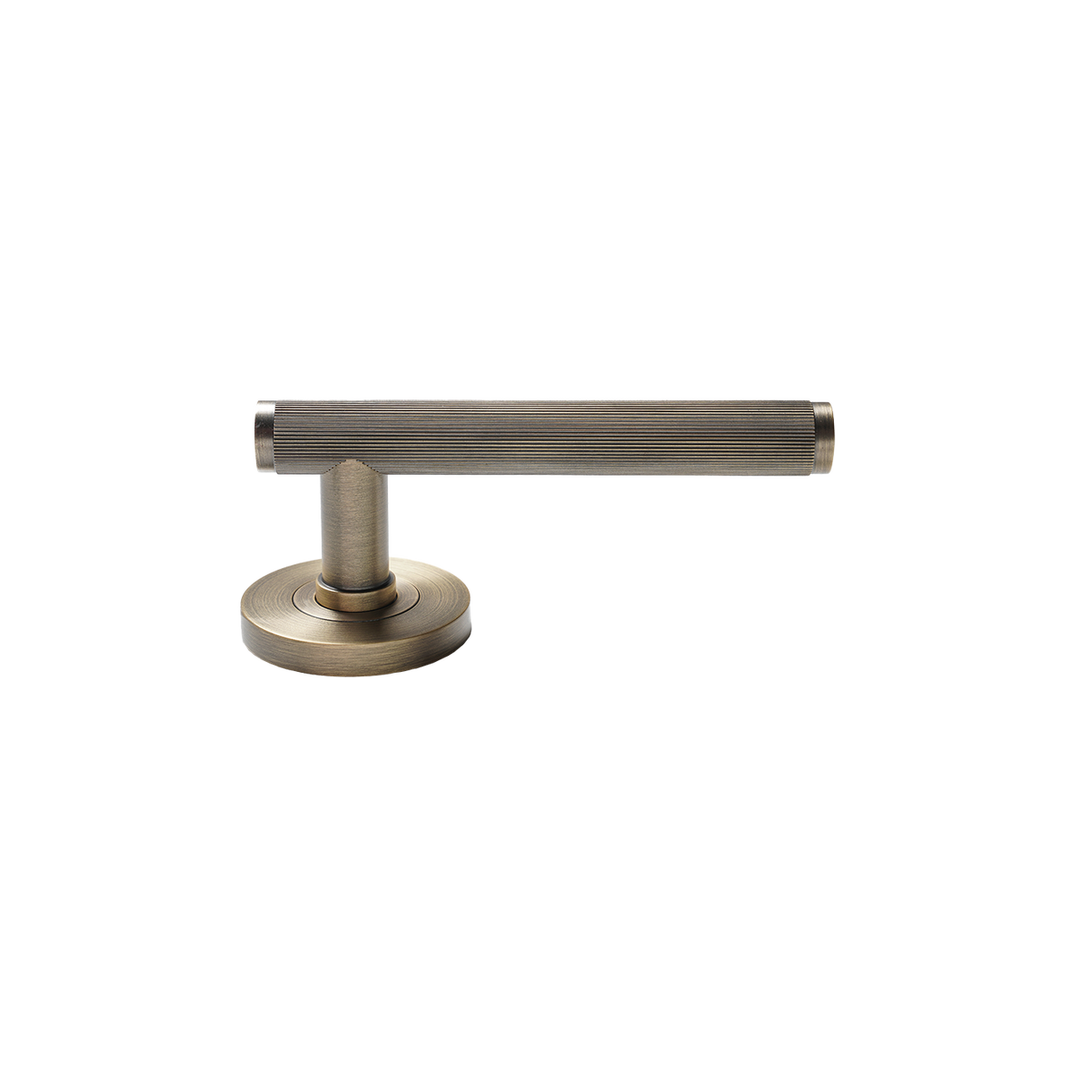 Momo Bellevue Lined Solid Brass Single Dummy Lever In Dark Brushed Brass (1)