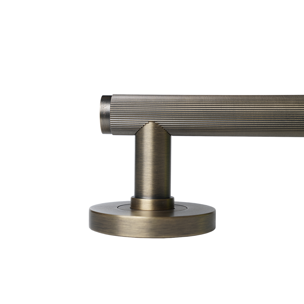 Momo Bellevue Lined Solid Brass Single Dummy Lever In Dark Brushed Brass (2)
