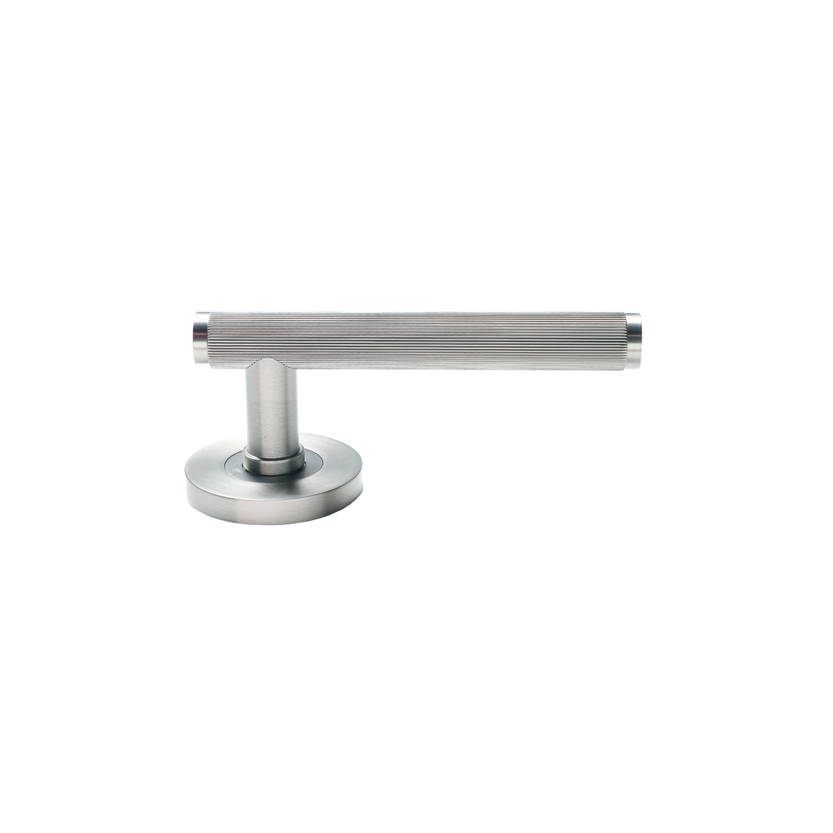 Momo Bellevue Lined Solid Brass Single Dummy Lever In Dull Brushed Nickel (1)