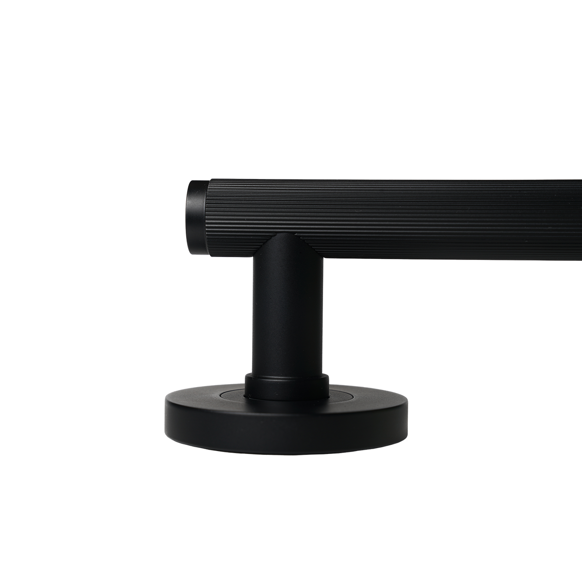 Momo Bellevue Lined Solid Brass Single Dummy Lever In Matt Black (2)