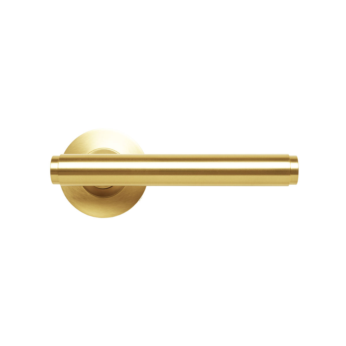Momo Bellevue Plain Solid Brass Single Dummy Lever In Brushed Satin Brass