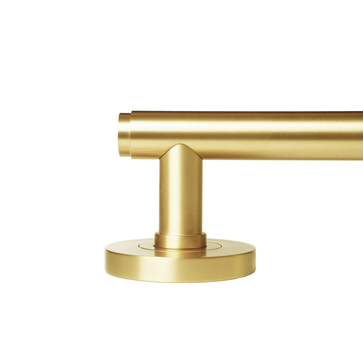 Momo Bellevue Plain Solid Brass Single Dummy Lever In Brushed Satin Brass (2)