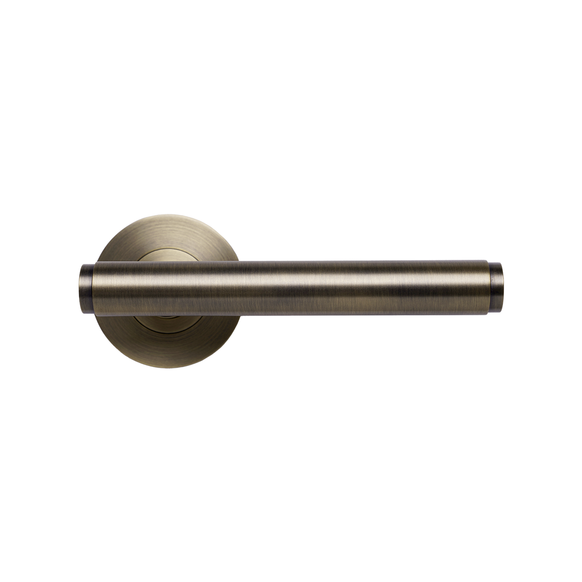 Momo Bellevue Plain Solid Brass Single Dummy Lever In Dark Brushed Brass