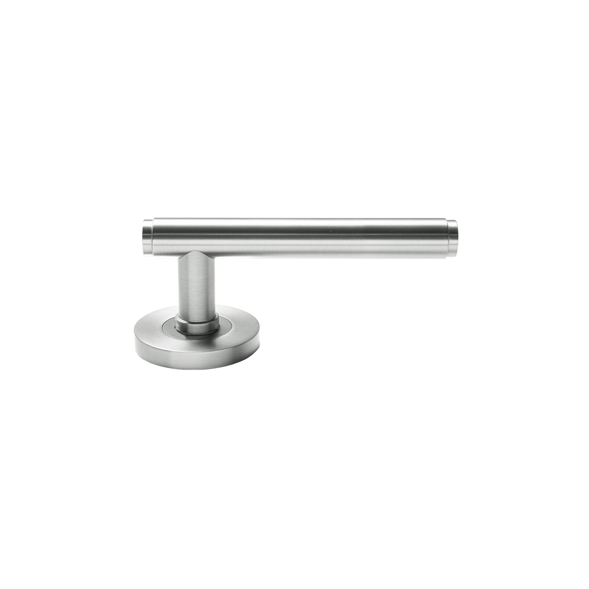 Momo Bellevue Plain Solid Brass Single Dummy Lever In Dull Brushed Nickel (1)