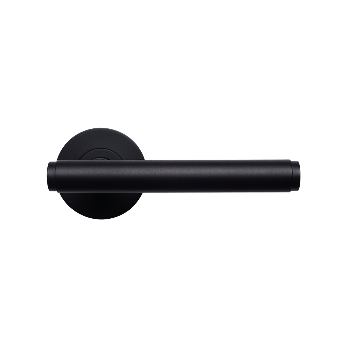 Momo Bellevue Plain Solid Brass Single Dummy Lever In Matt Black