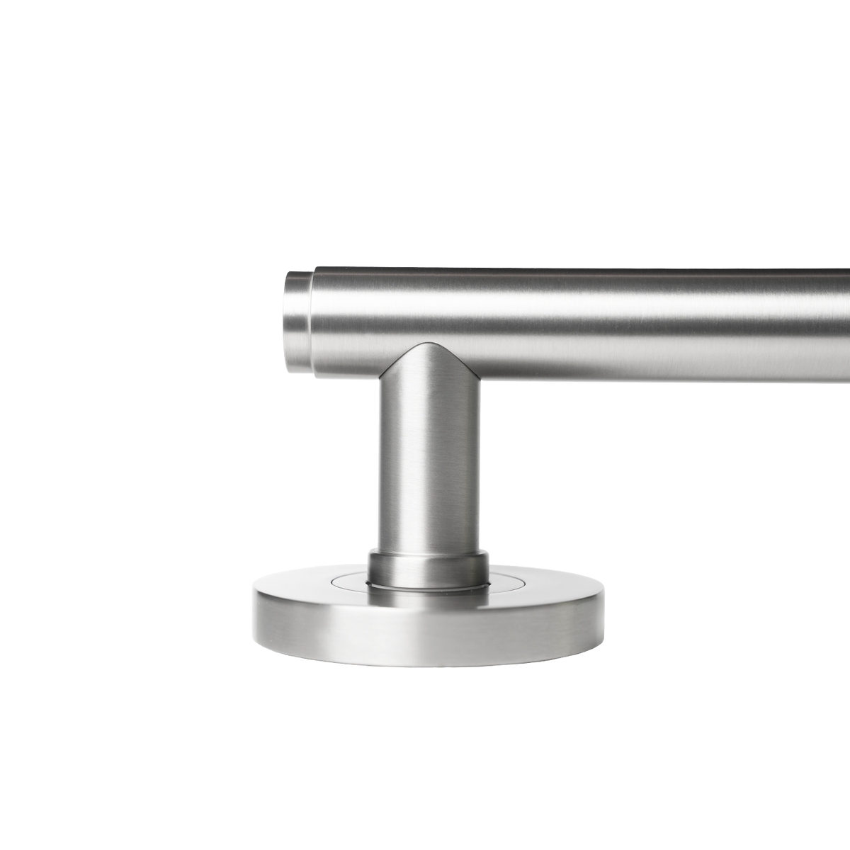 Momo Bellevue Plain Solid Brass Lever Entrance Set to Suit Dormakaba MS2600 and MS2900 Series locks in Dull Brushed Nickel (3)