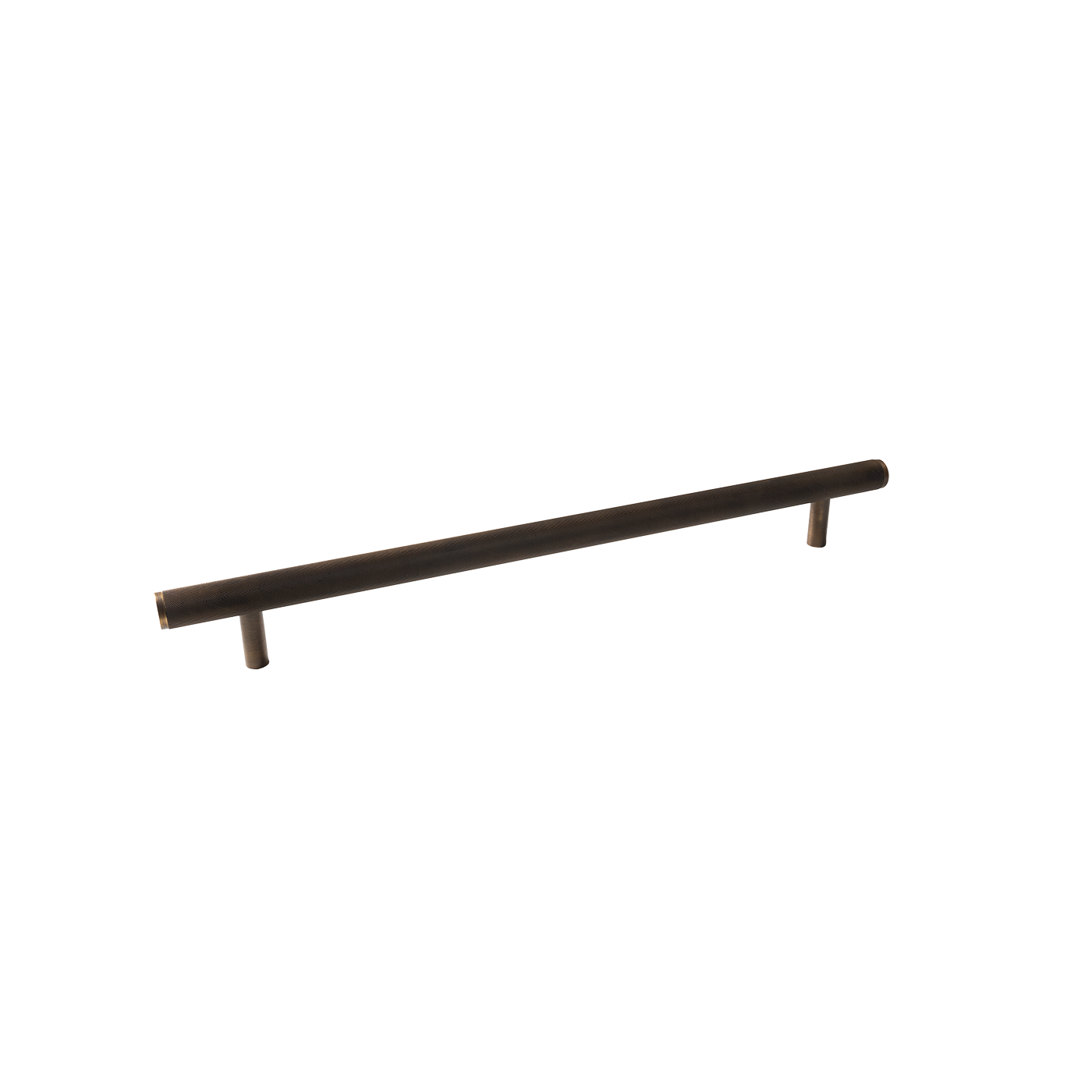 Momo Bellevue Solid Brass Knurled Entrance Pull Handle In Bronze
