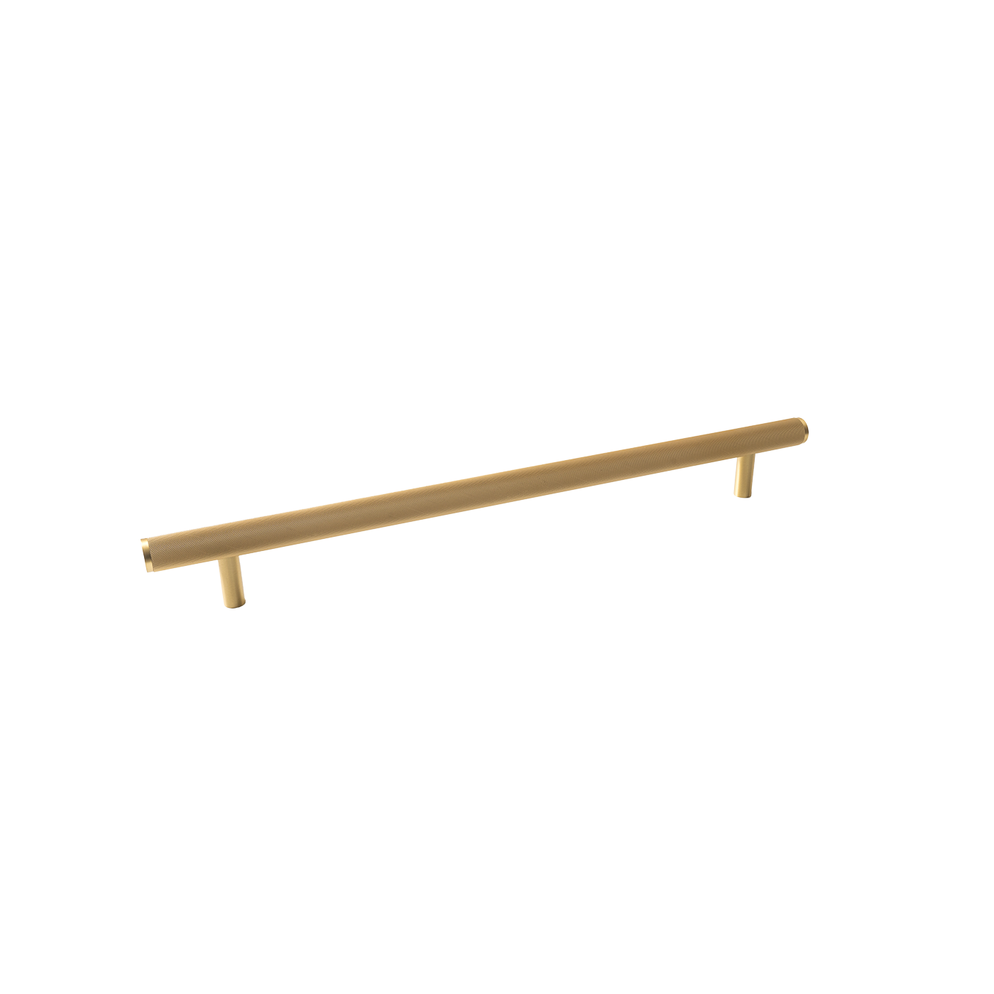 Momo Bellevue Solid Brass Knurled Entrance Pull Handle In Brushed Satin Brass