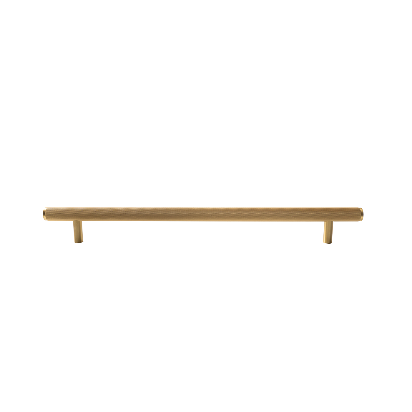 Momo Bellevue Solid Brass Knurled Entrance Pull Handle In Brushed Satin Brass (1)