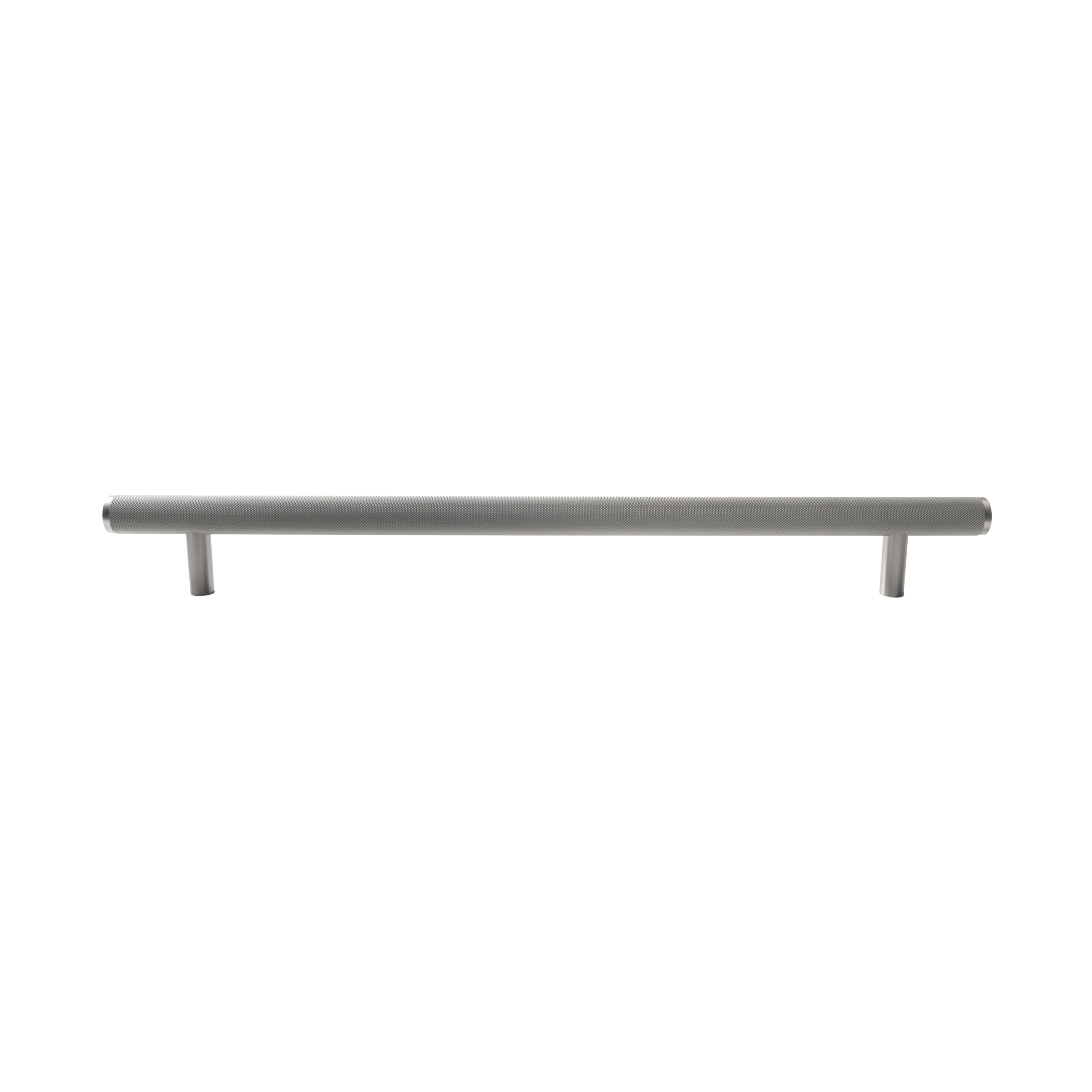 Momo Bellevue Knurled Solid Brass Entrance Pull Handle In Dull Brushed Nickel (1)