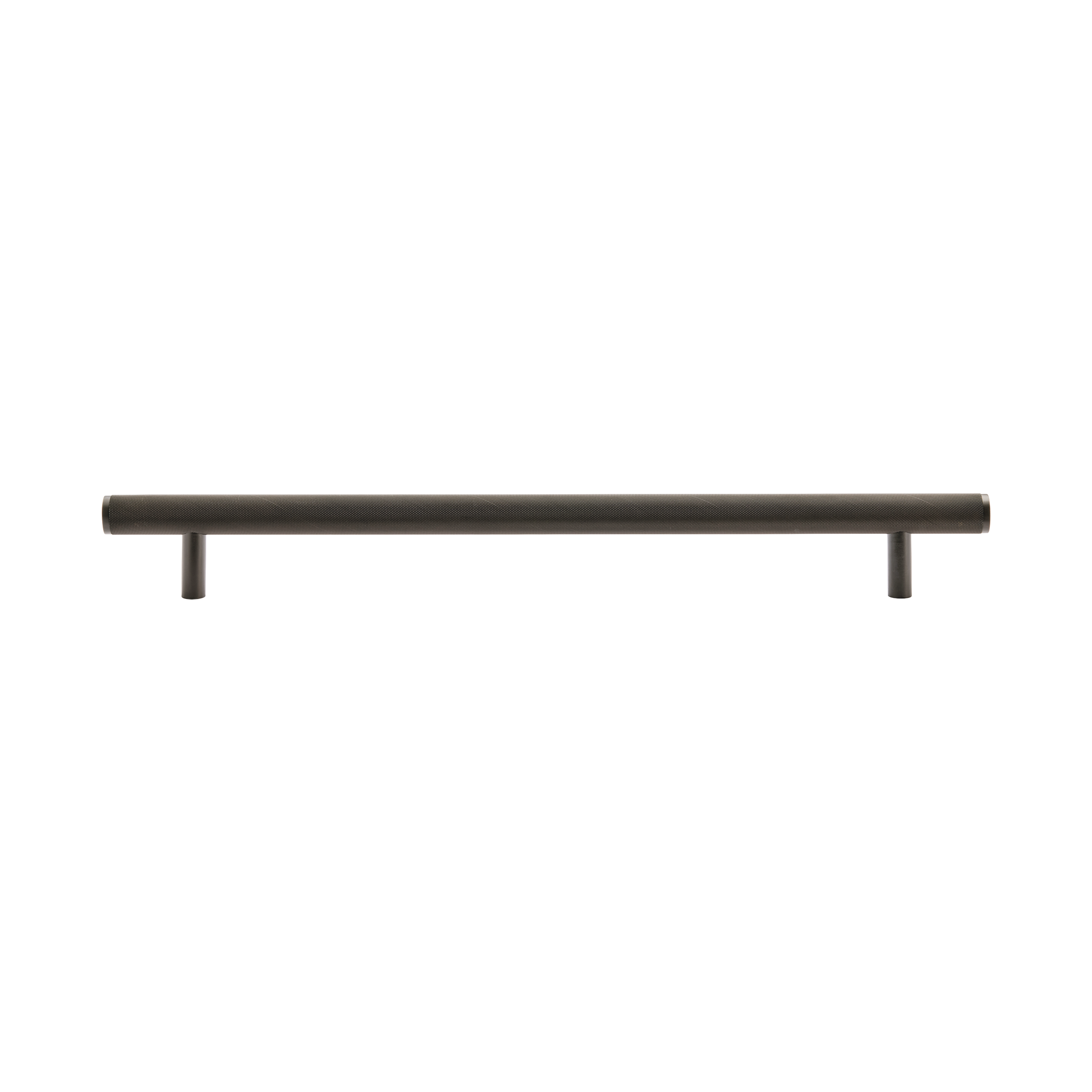 Momo Bellevue Knurled Solid Brass Entrance Pull Handle In Dark Bronze (1)