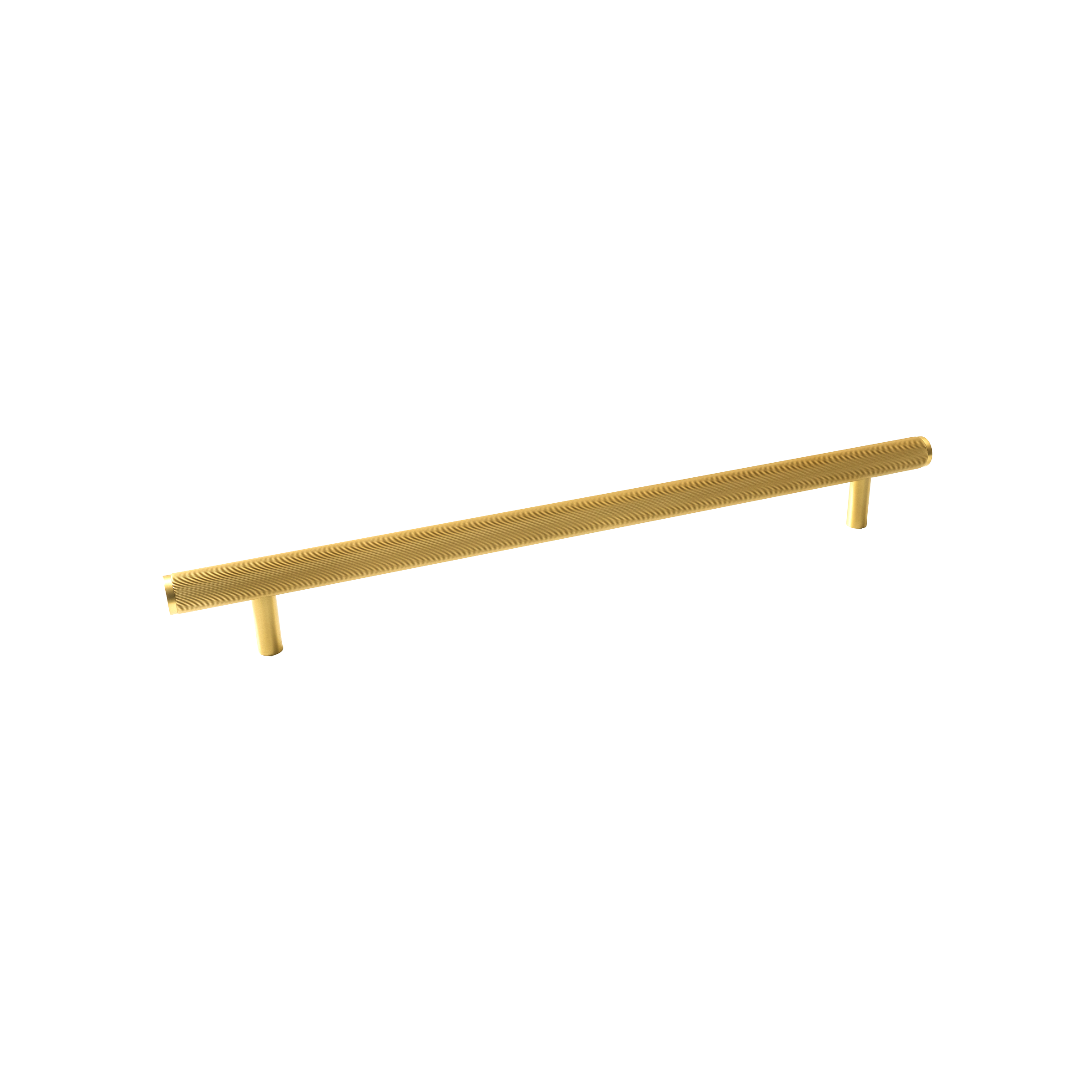 Momo Bellevue Lined Solid Brass Entrance Pull Handle In Brushed Satin Brass