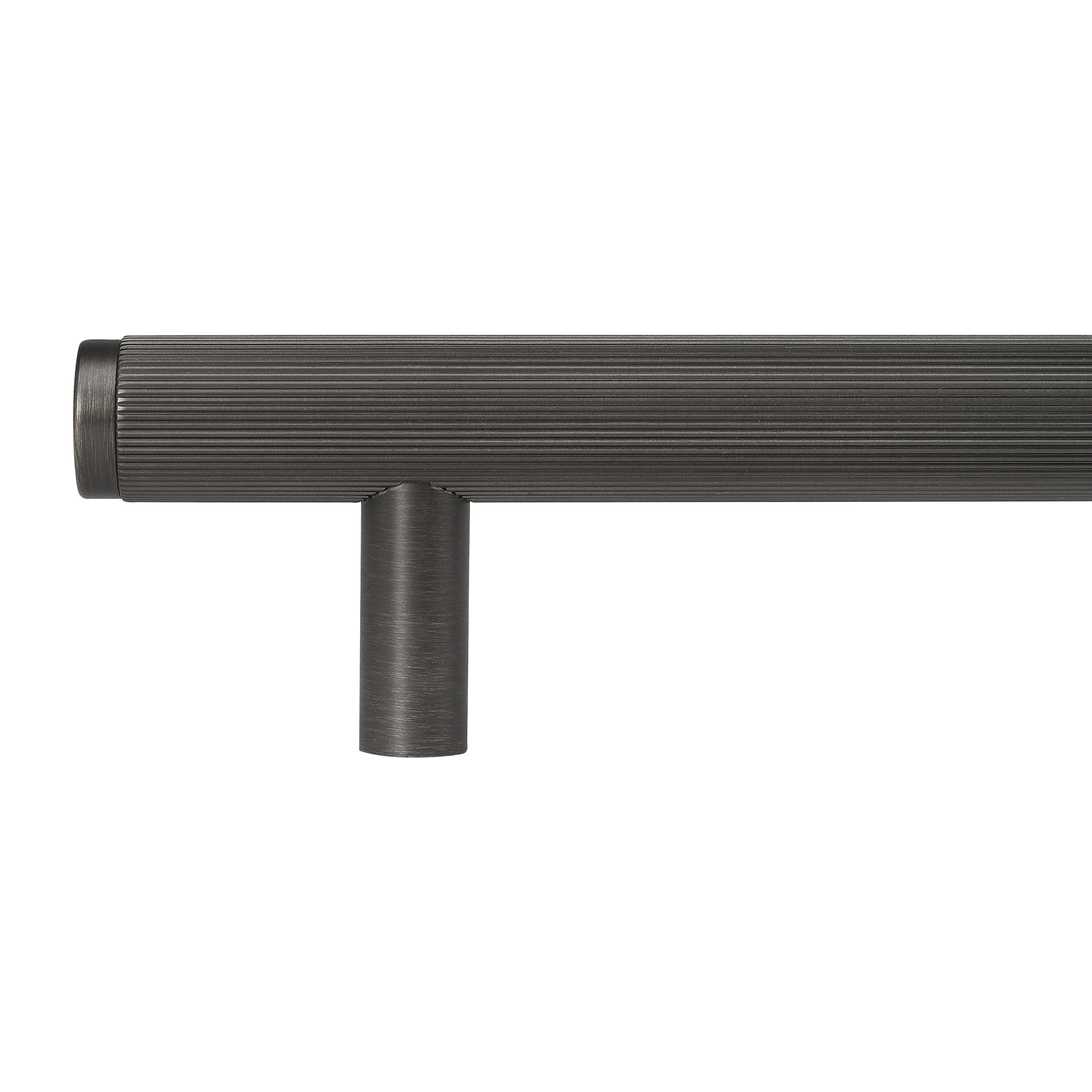 Momo Bellevue Lined Solid Brass Entrance Pull Handle In Gunmetal (2)