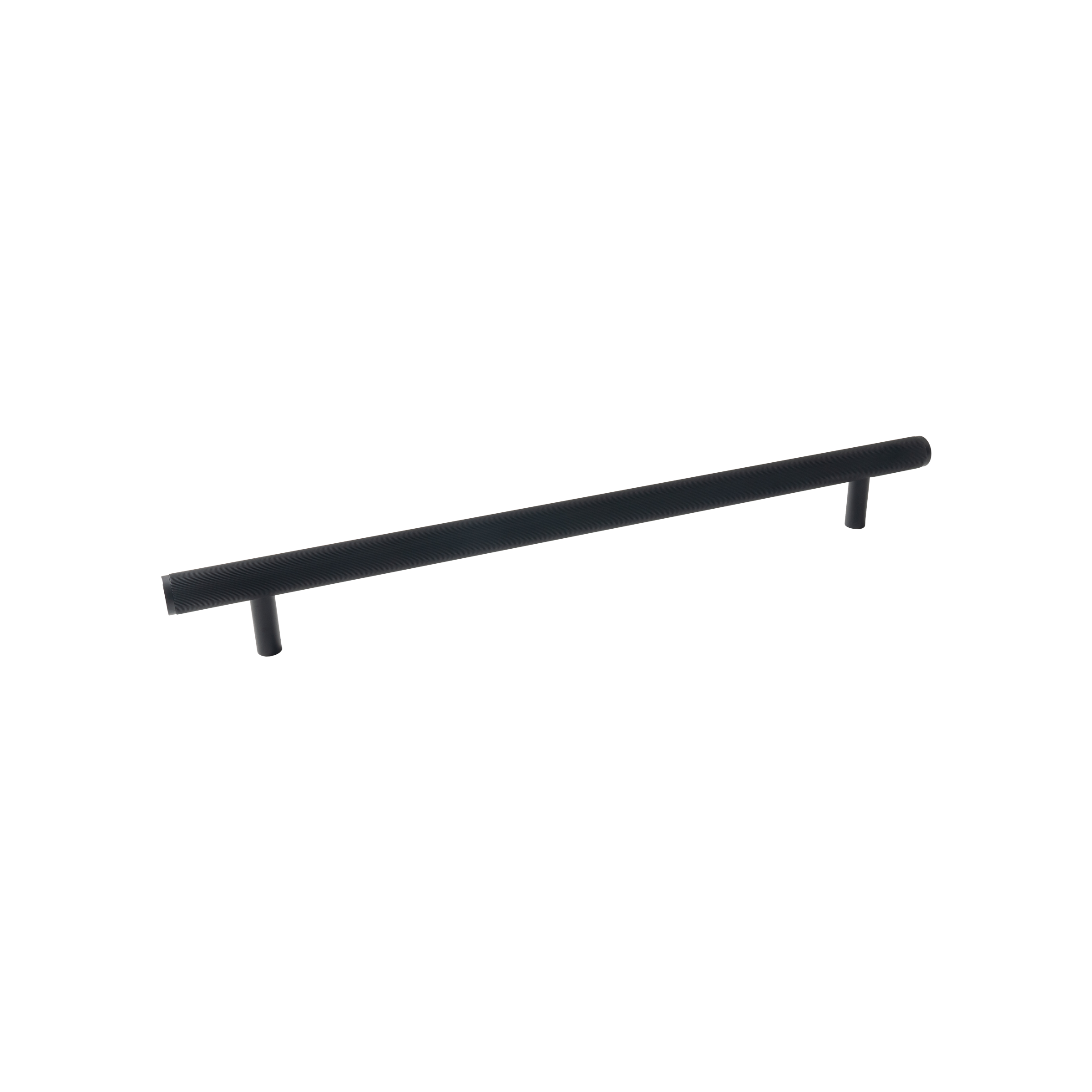 Momo Bellevue Lined Solid Brass Entrance Pull Handle In Matt Black