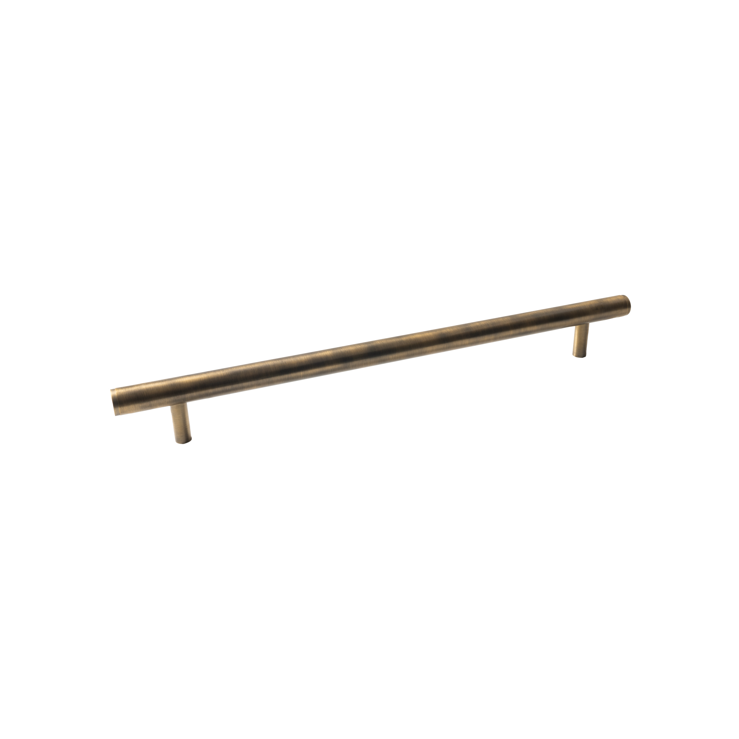 Momo Bellevue Plain Solid Brass Entrance Pull Handle In Dark Brushed Brass