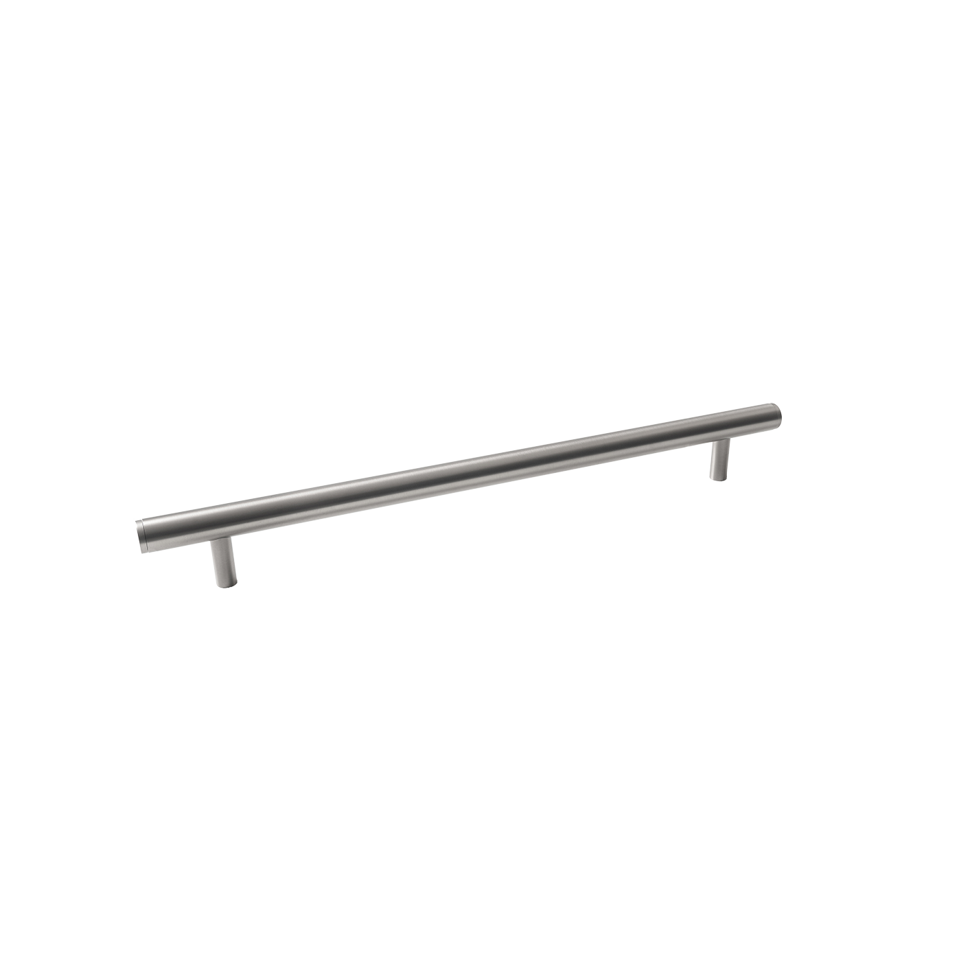 Momo Bellevue Solid Brass Plain Entrance Pull Handle In Dull Brushed Nickel