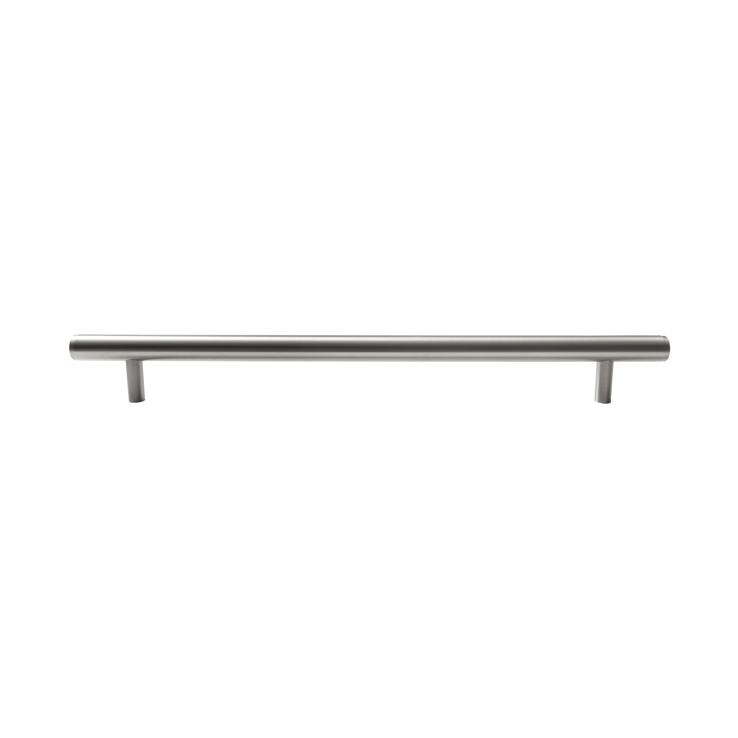 Momo Bellevue Plain Solid Brass Entrance Pull Handle In Dull Brushed Nickel (1)