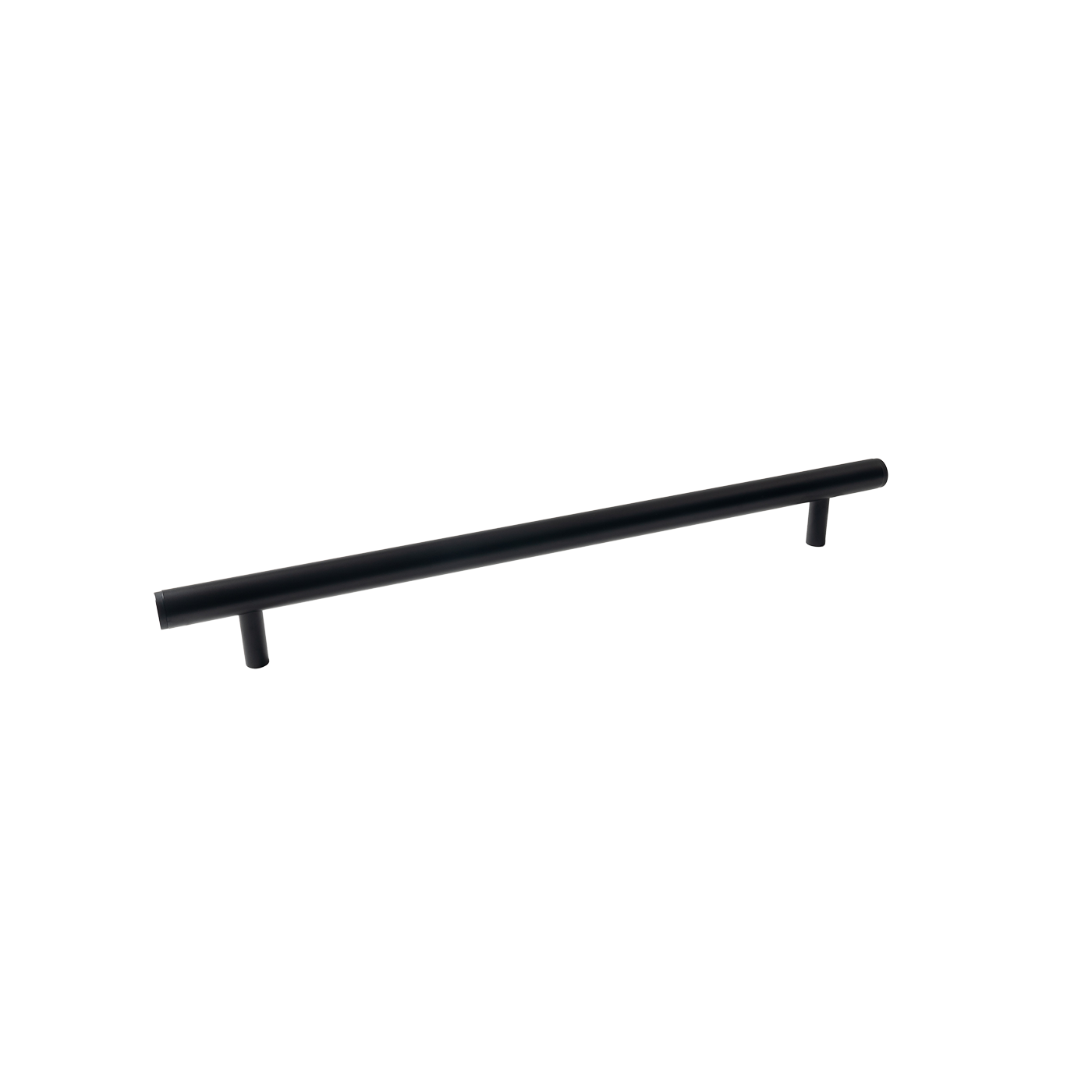 Momo Bellevue Solid Brass Plain Entrance Pull Handle In Matt Black