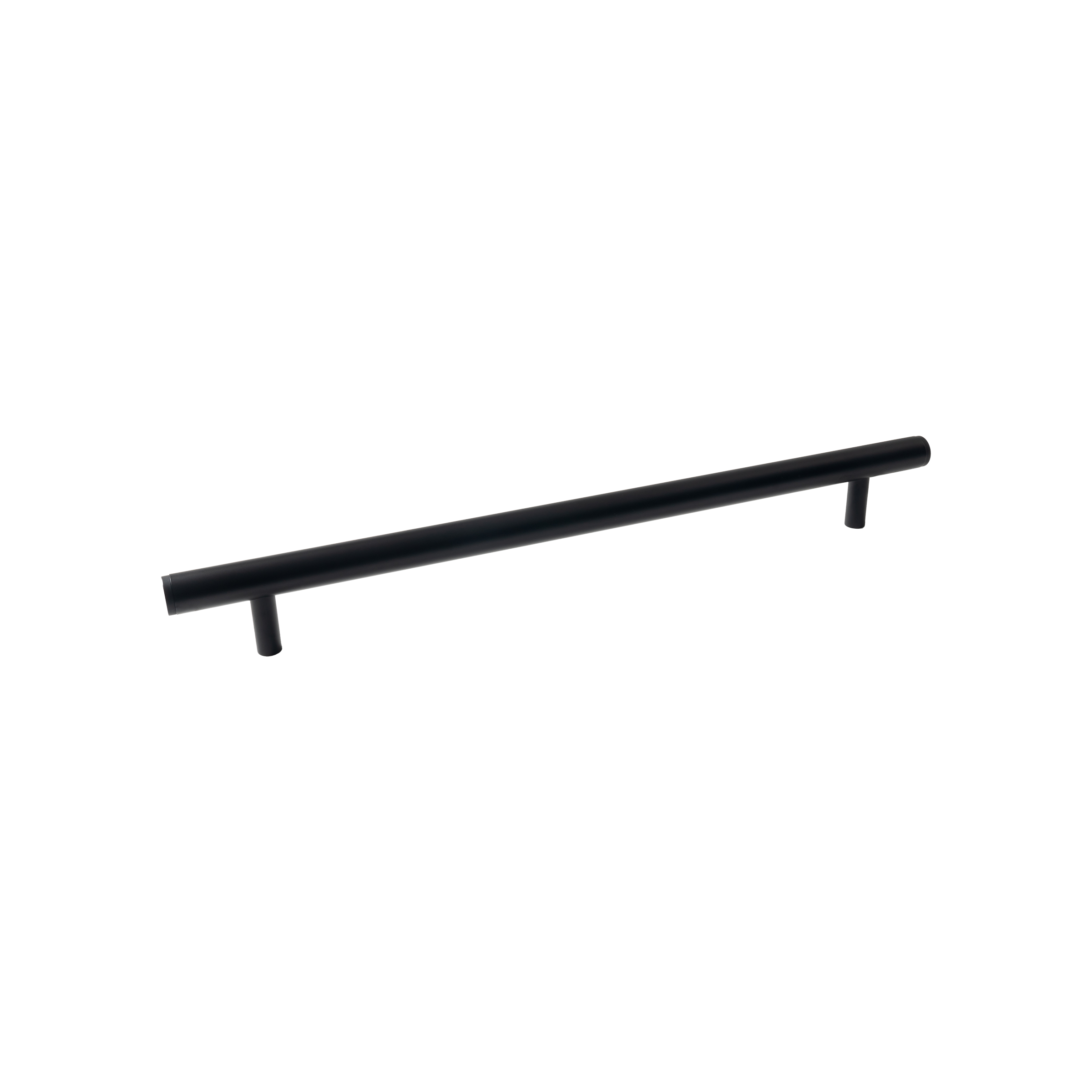 Momo Bellevue Plain Solid Brass Entrance Pull Handle In Matt Black