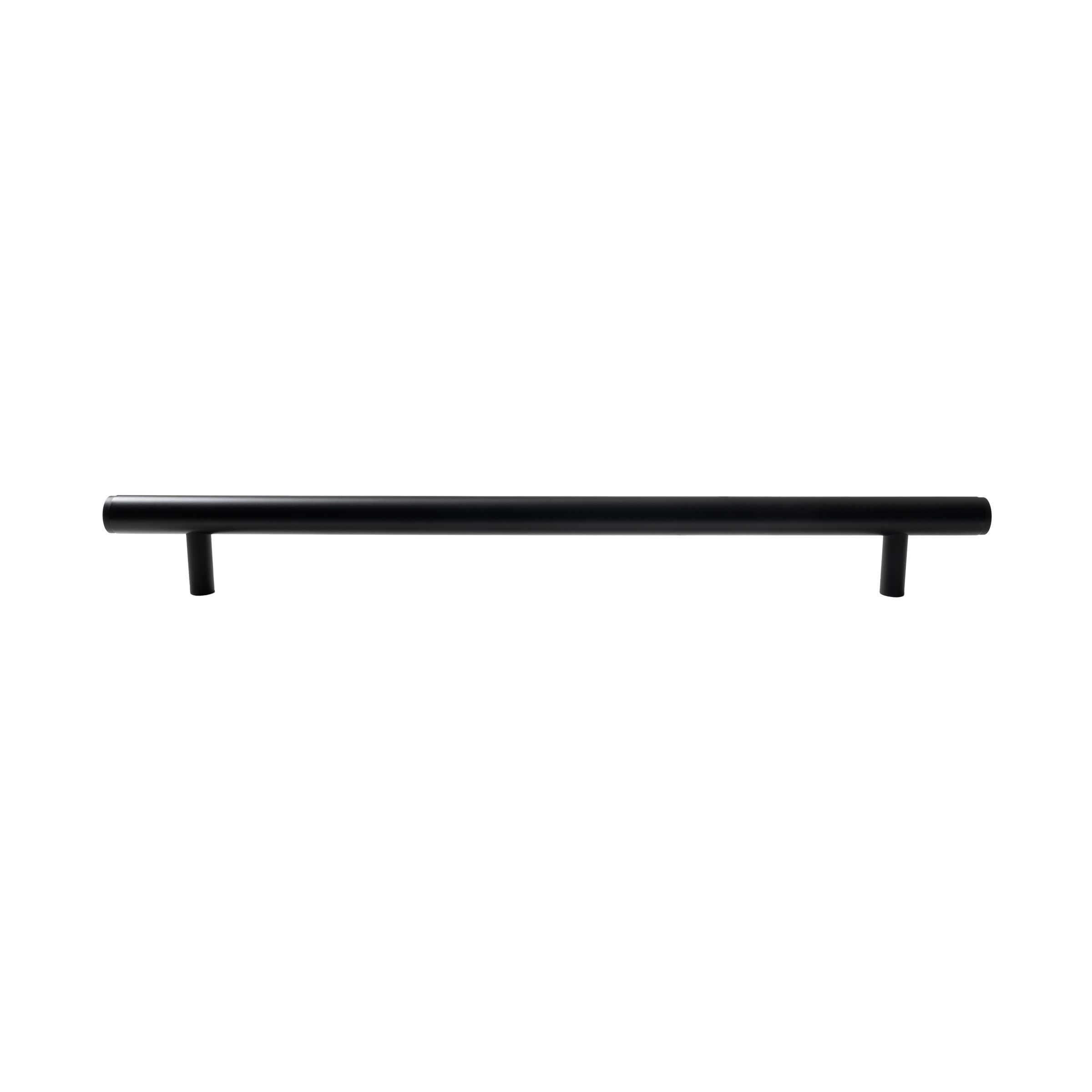 Momo Bellevue Plain Solid Brass Entrance Pull Handle In Matt Black (1)