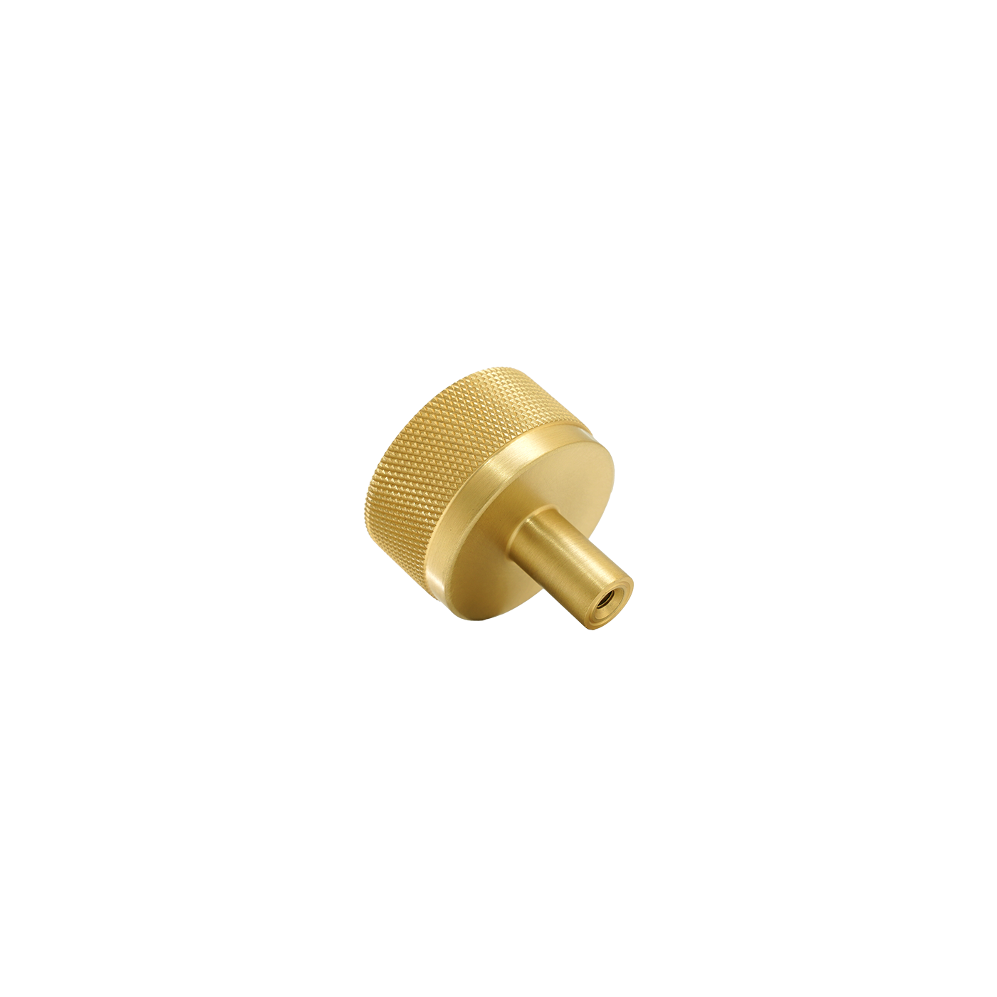 Momo Bellevue Knurled Knob Solid Brass 35mm in Brushed Satin Brass (2)