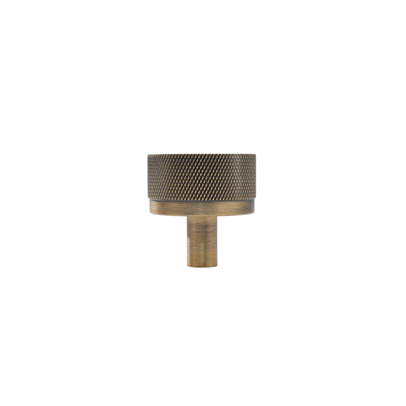 Momo Bellevue Knurled Knob Solid Brass 35mm in Dark Brushed Brass (1)