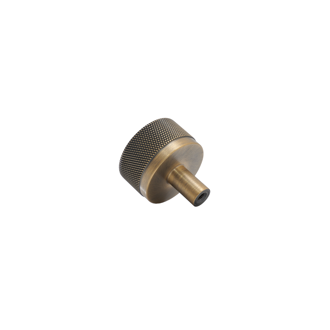 Momo Bellevue Knurled Knob Solid Brass 35mm in Dark Brushed Brass (2)